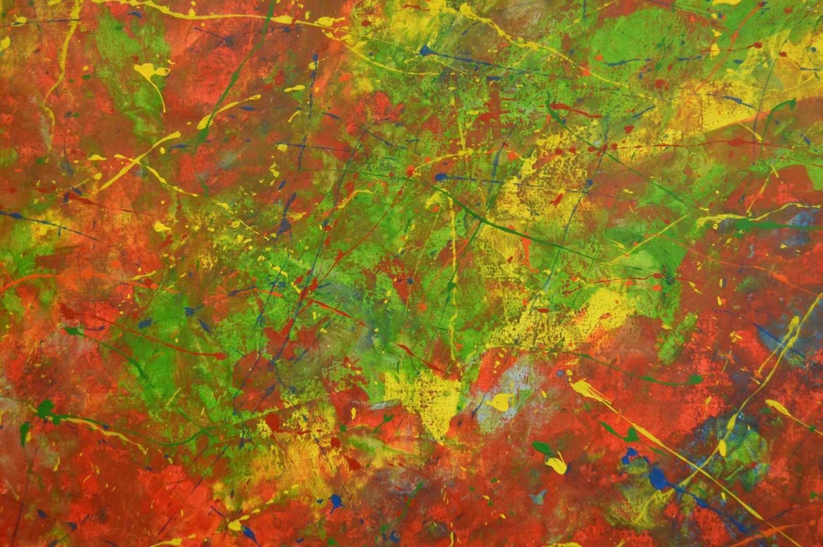 Mark Little Original￼ Giant Canvas Painting 81”X62” (6 Foot 9 inch) Abstract XXL