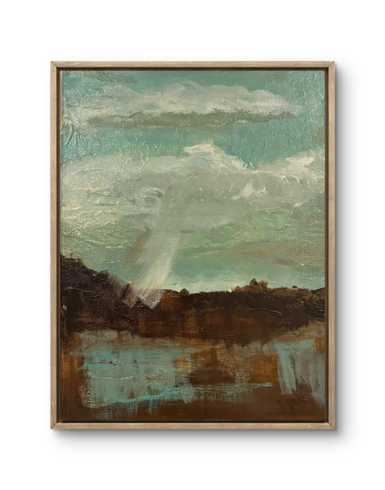 Landscape 11×14 Abstract Impression Original Fine Art Canvas, One Of A Kind