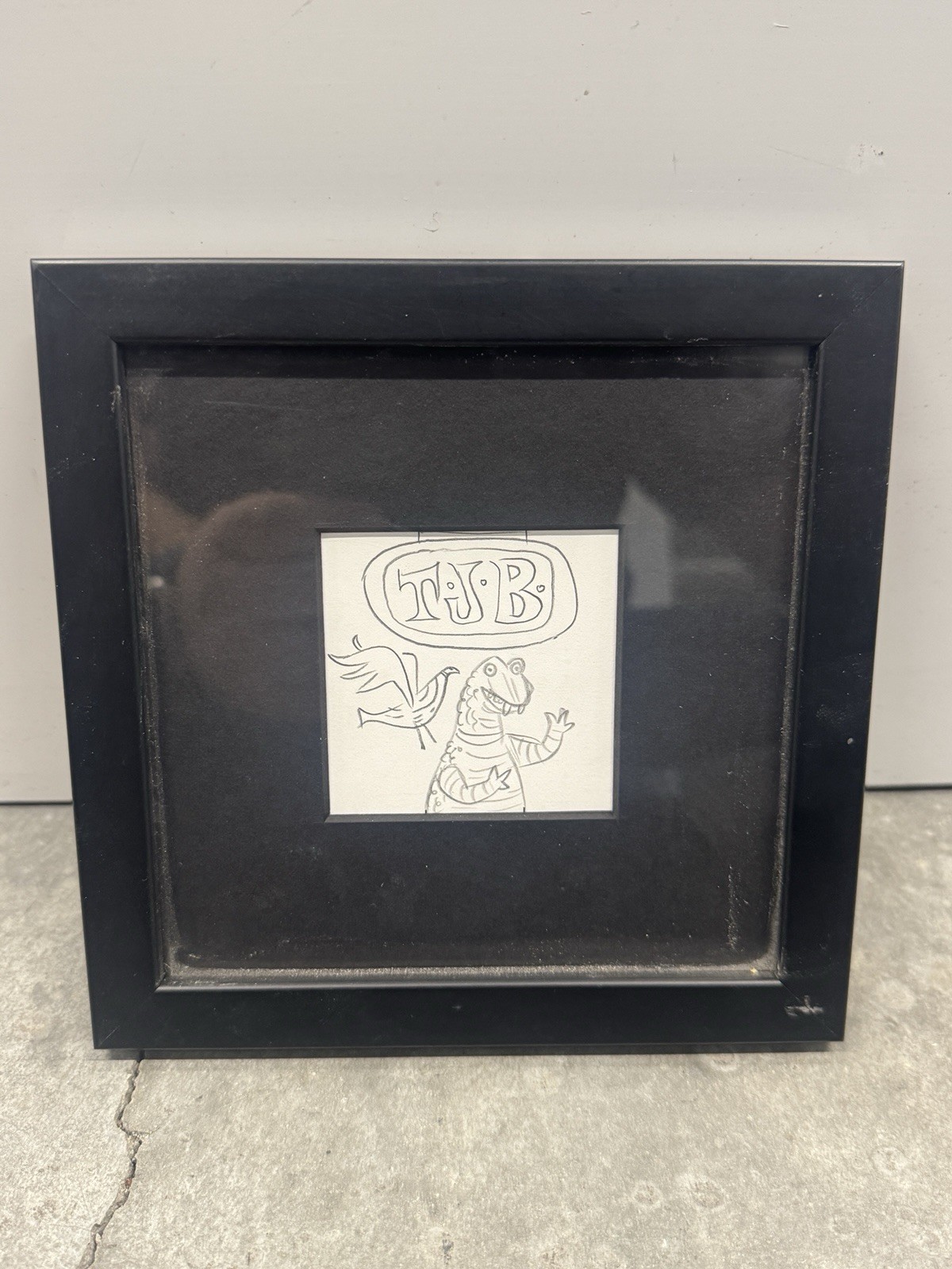 Tim Biskup Pencil Drawing Framed Original Art Signed Gamagon