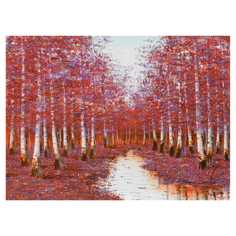 Inam Original Painting on Canvas (36″ x 24″), Hand Signed with LOA