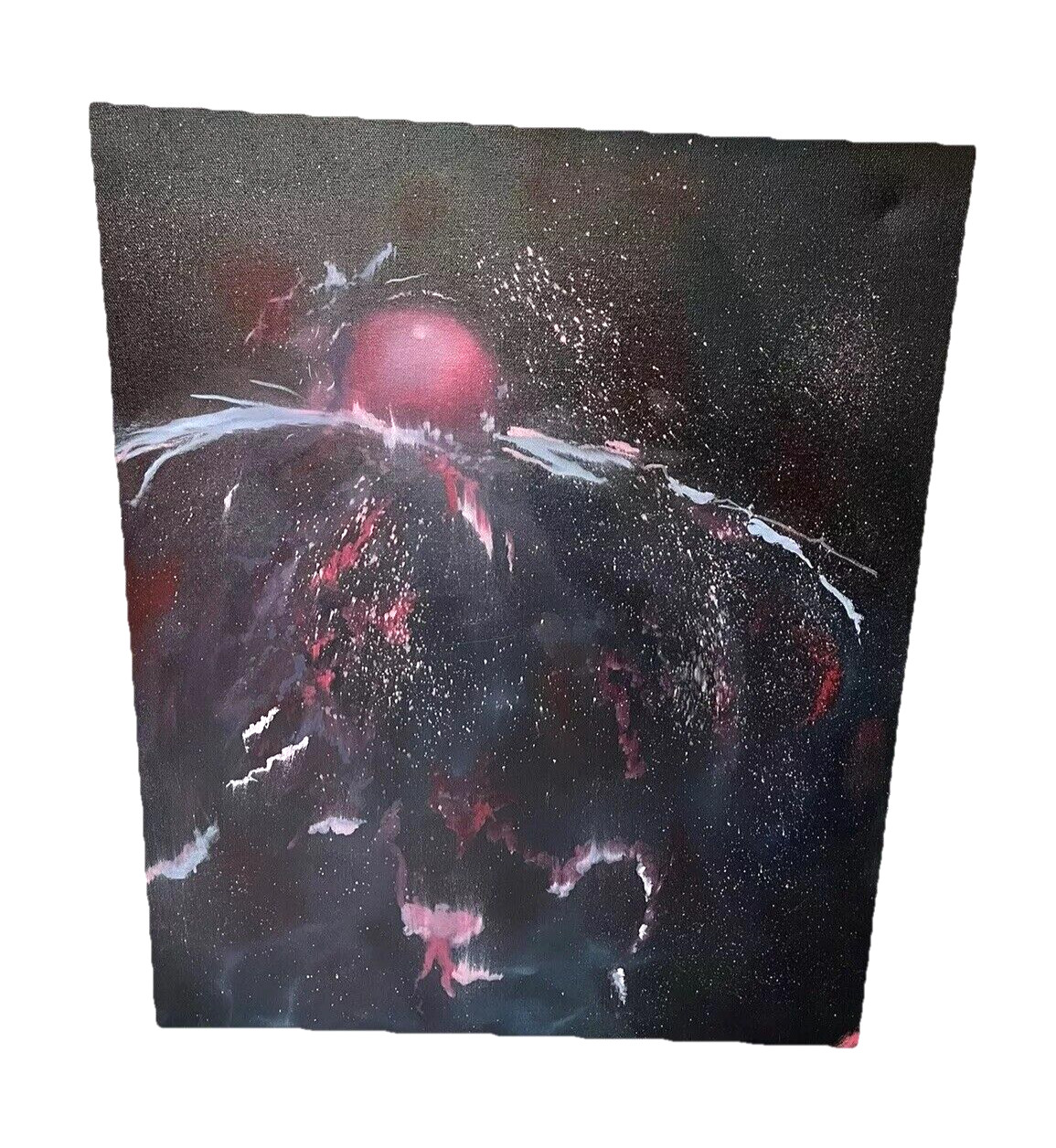 Space Galaxy Painting Nebula Star Sky Canvas Board Outer Space Original Art