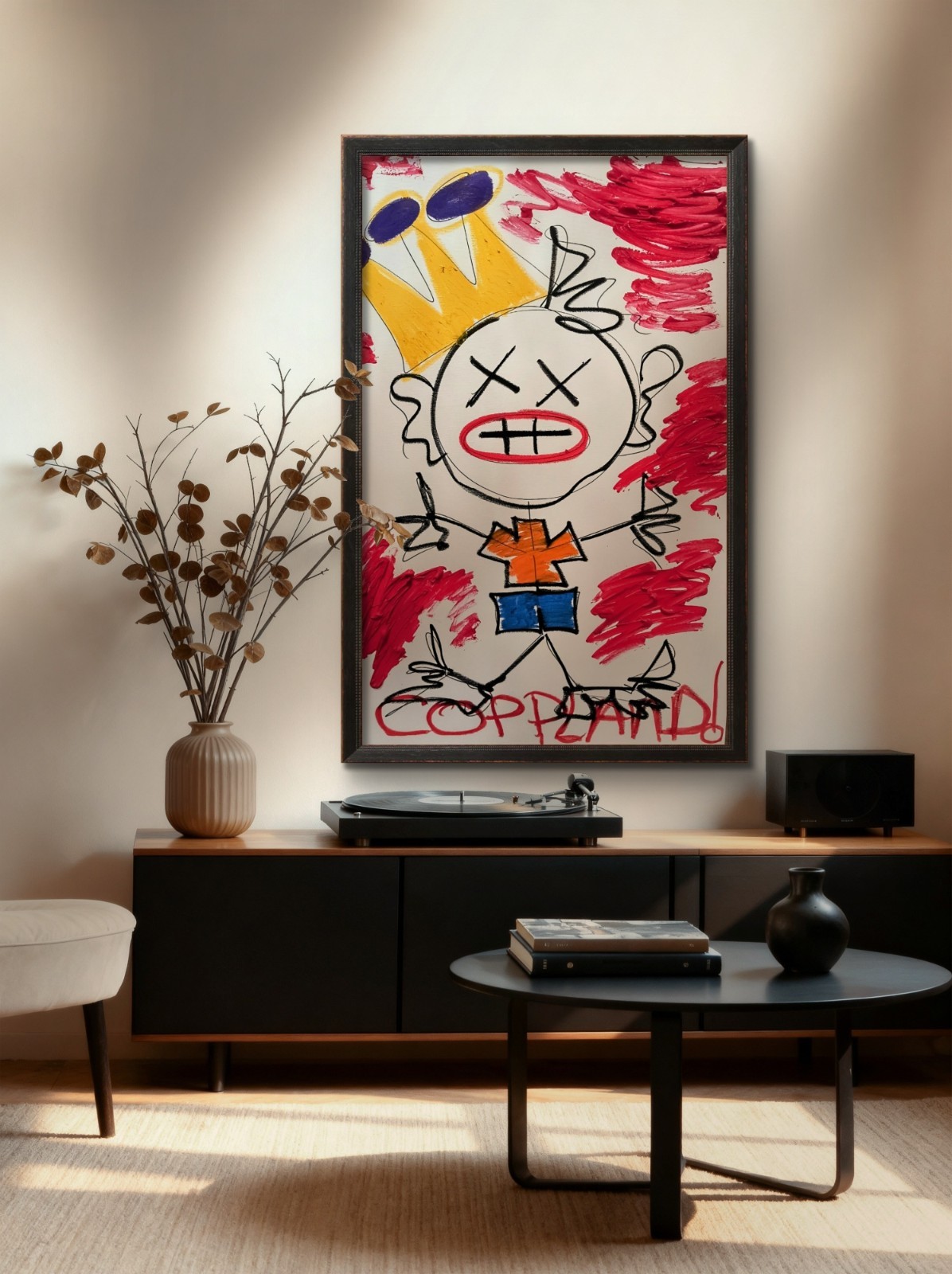 Trey Coppland, Patrick Pop Art Acrylic Painting, 24+36 in, 2026, Signed