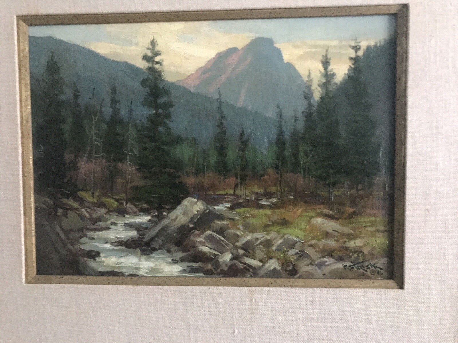 Paul Strisik, American Artist.,Original Oils on Board. Western United States 