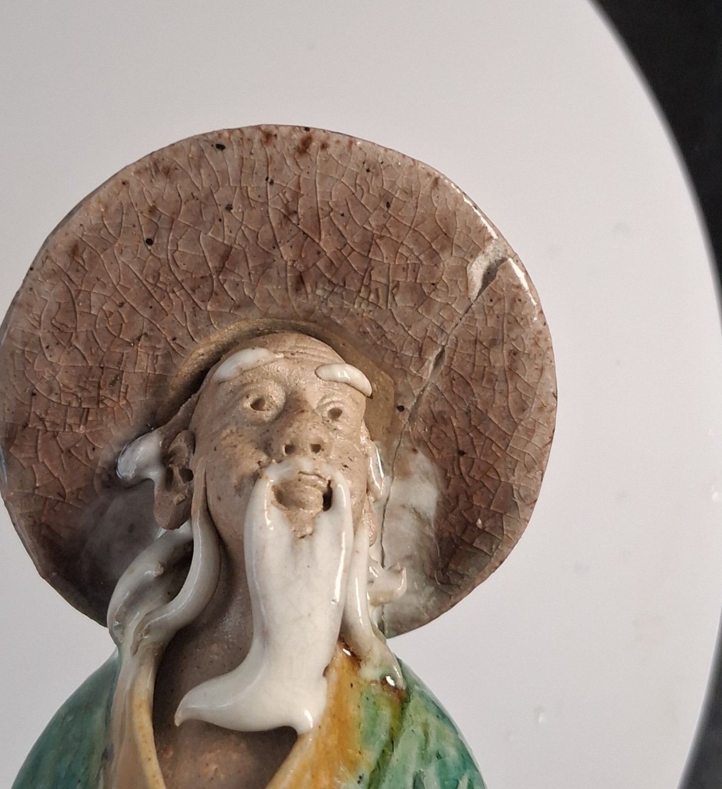 Two Chinese Mudman Figures c. Early 20th C.