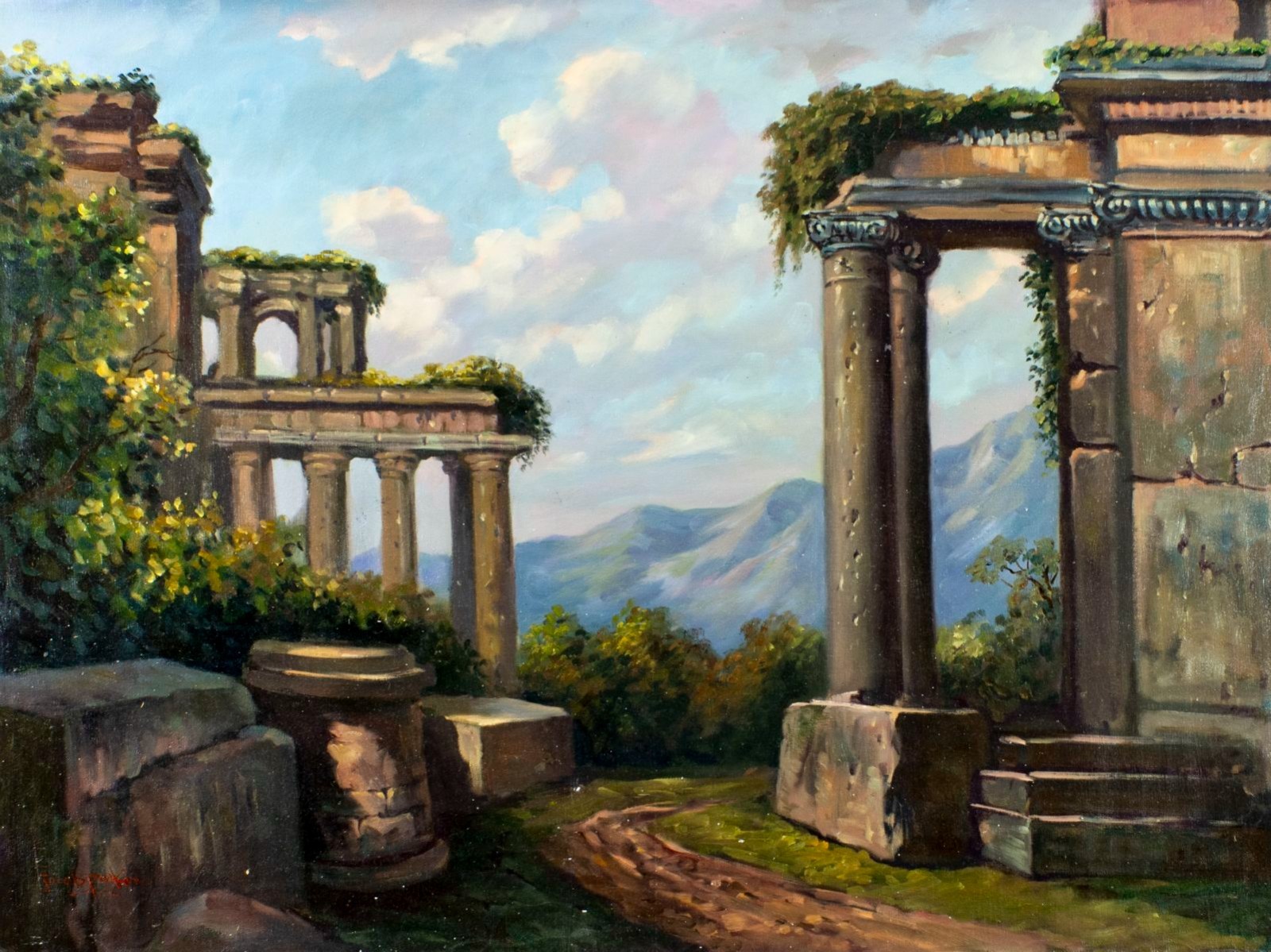 Jacob Parker (Europe,20C) oil painting 136896