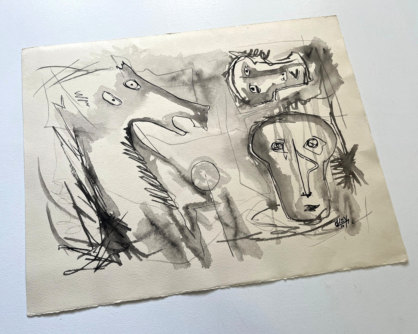 2010 Abstract Contemporary Art Painting by Alejandro Santiago Ramirez, Mexico