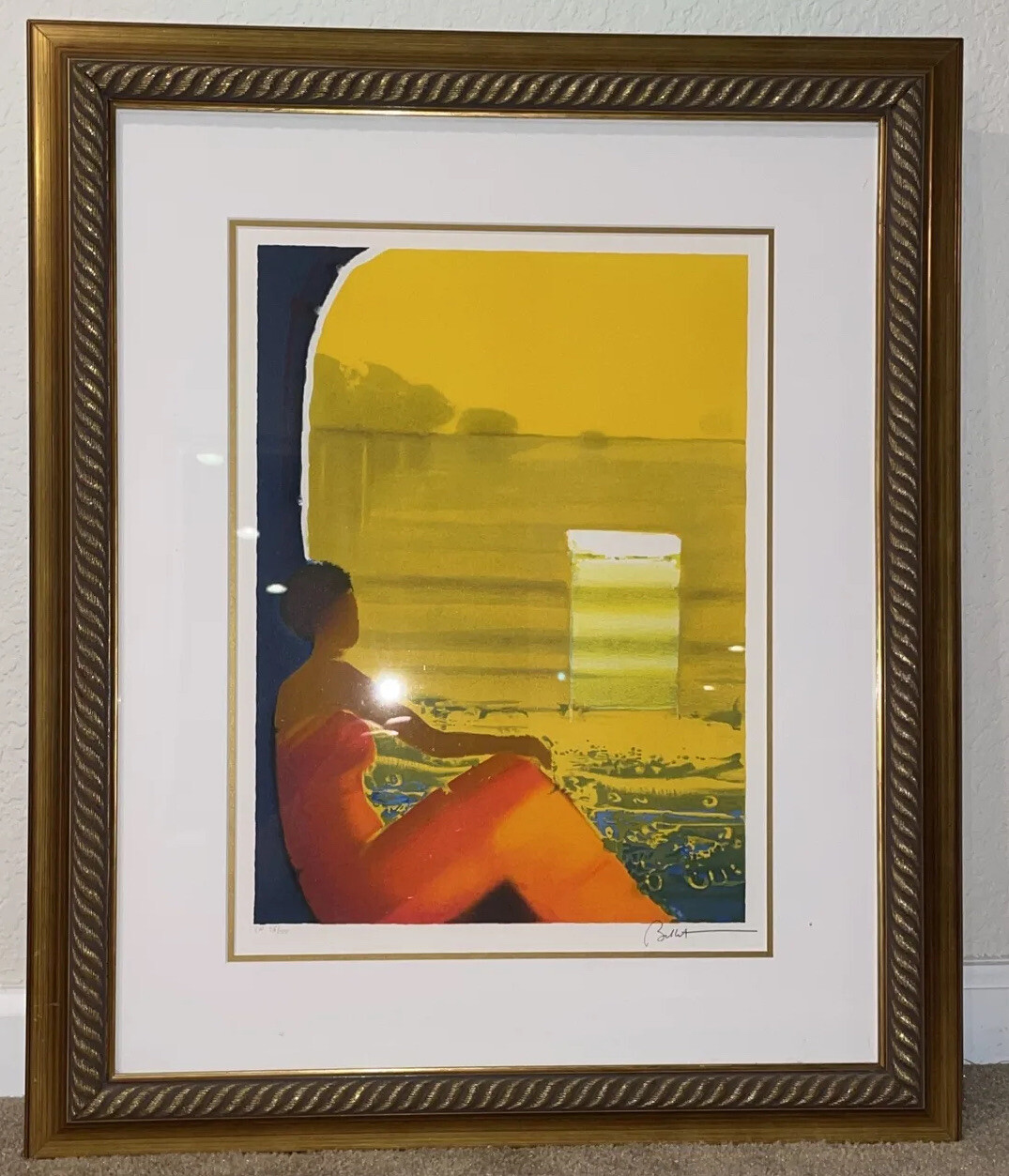 «Heure Juane» By Emile Bellet 2005 Large 30 in by 25 in Original 56/100