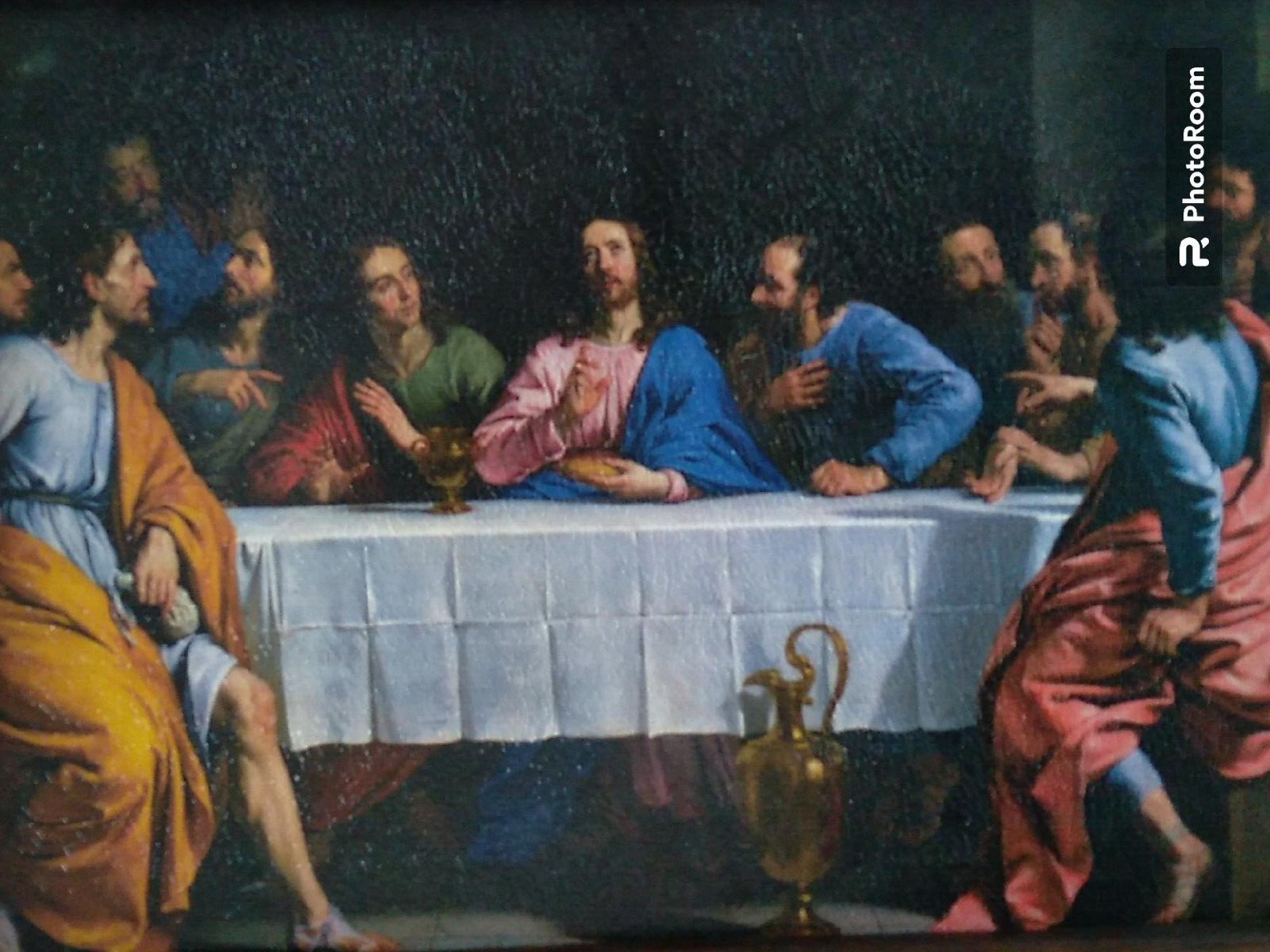 LITHOGRAPH FRAMED PRINT ,18″ x 13″ , 1st Quality , ULTIMA CENA , LAST SUPPER