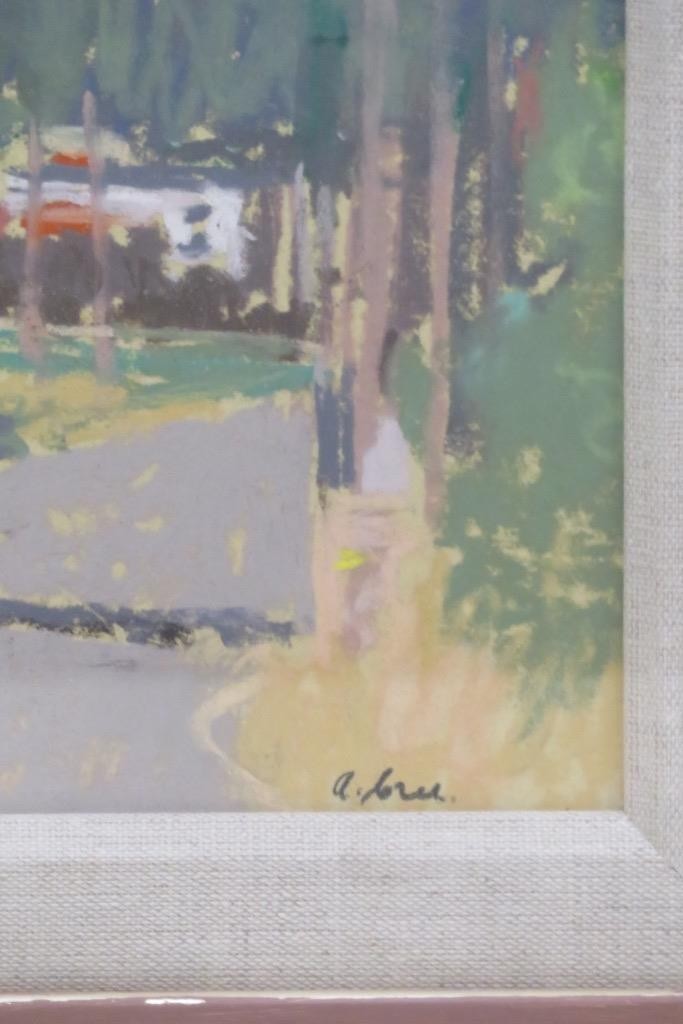 Alexander Cree (1929-2014) Impressionist oil painting French Landscape Seine