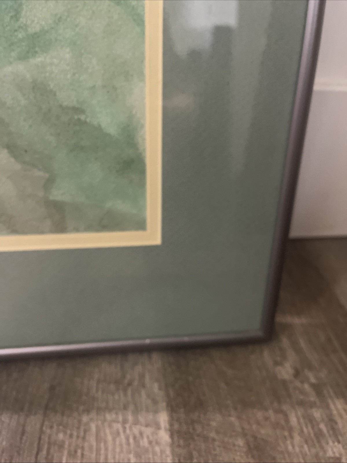 Vintage Signed Frames Original Watercolor Of Poppies By Bobbie Clardy 20×27