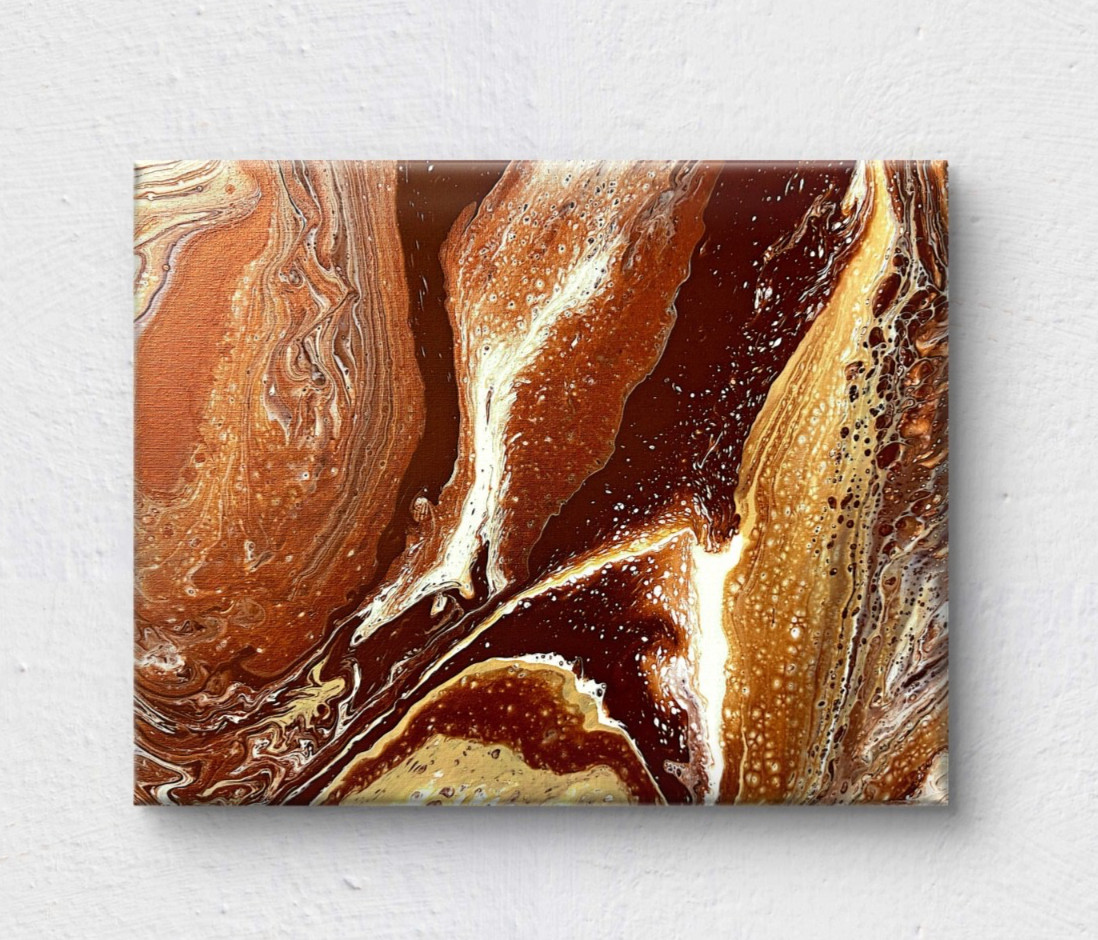 Original Acrylic Abstract Art 16×20 Canvas Contemporary Modern Home Museum Decor