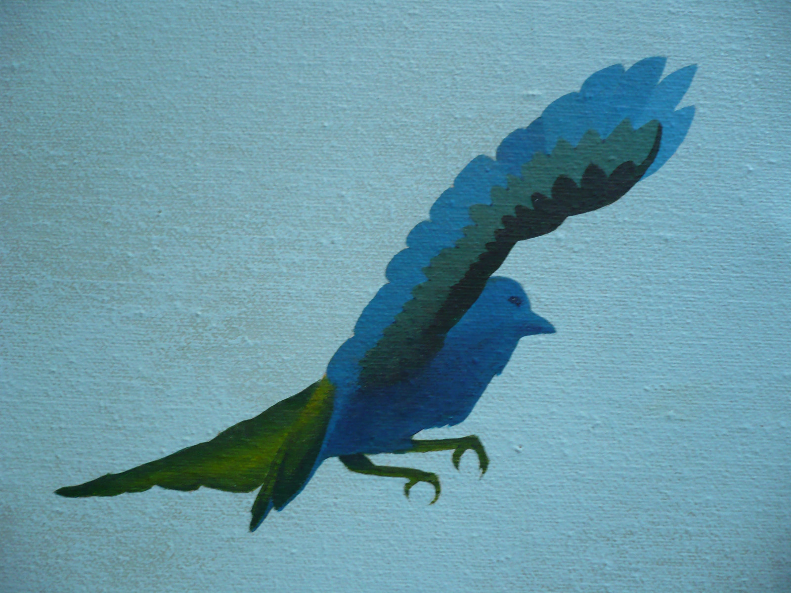 DAVID NELSON, EL CAJON CALIFORNIA CA MODERN MODERNISM BIRD IN FLIGHT NATURE OIL