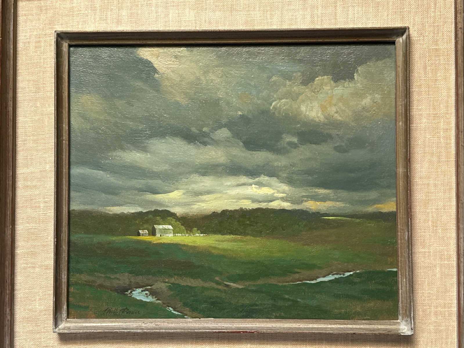 Walter Parke Painting Farm Landscape Sunshine On The Scenery Famous American Art