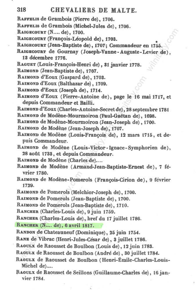 «Lieutenant Amédée de Rancher (2nd Cuirassiers of the French Royal Guards)»