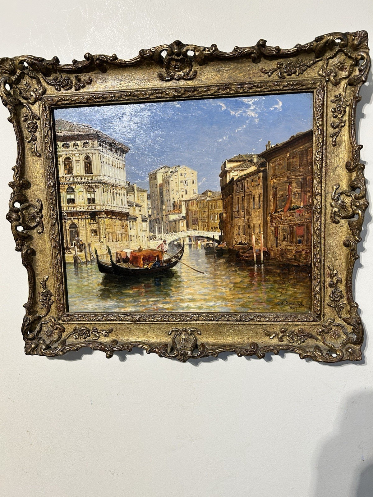 Arthur Meadows (British 1843-1907) Views of the Grand Canal, Venice