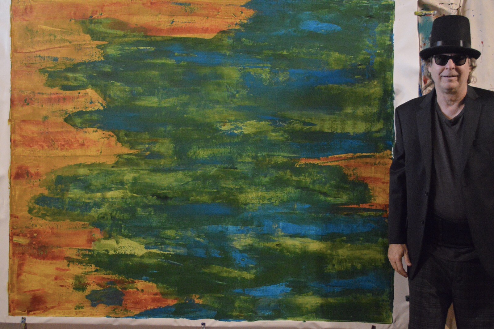 Mark Little, Original, Painting, 72” X 60” Acrylic, Abstract, POP Art, Modern XL