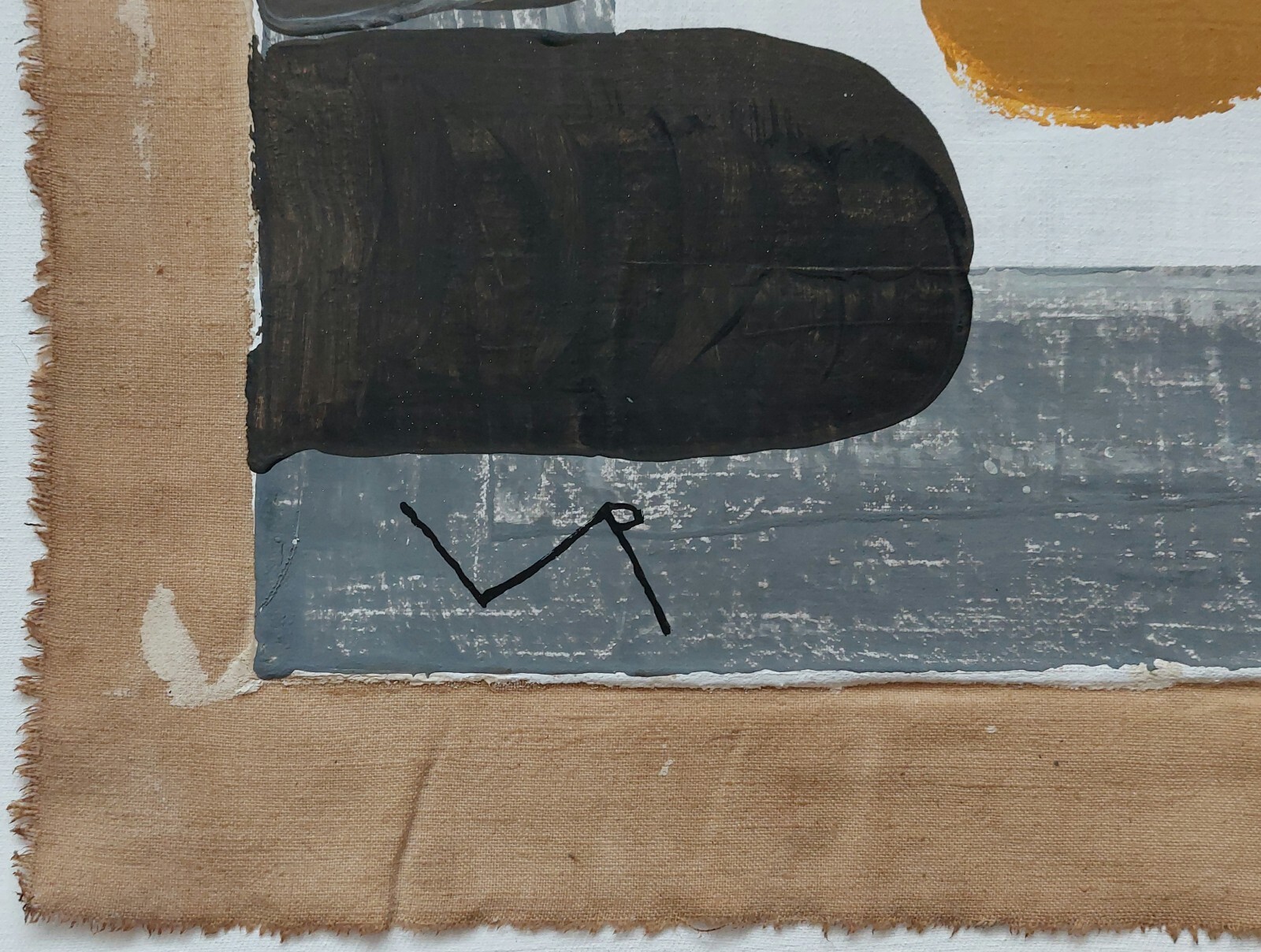 Victor Pasmore Signed British Abstract Oil Painting on Canvas – Modern Art