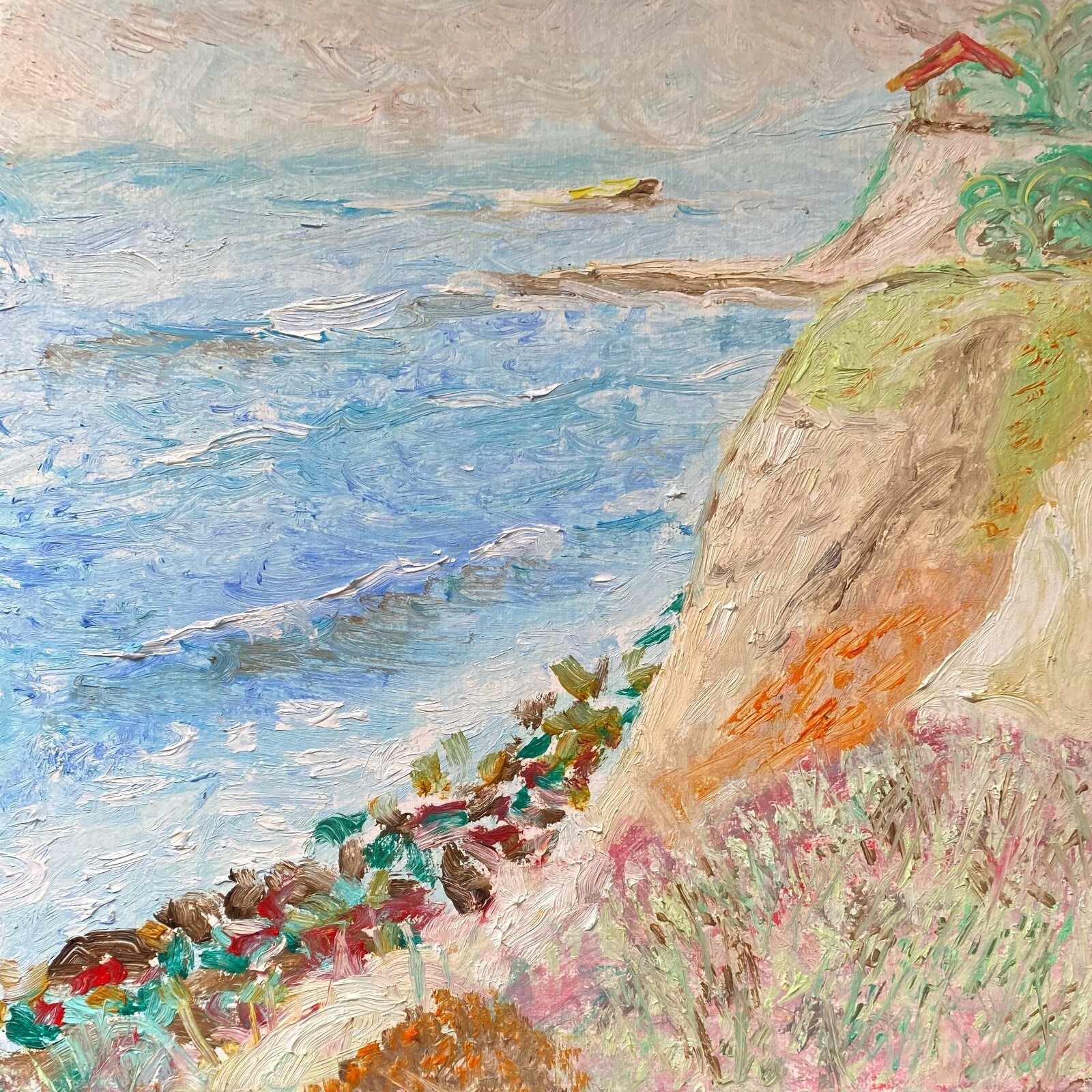 Captivating Oil Painting Original SIGNED LANDSCAPE SAN DIEGO Impressionist Art