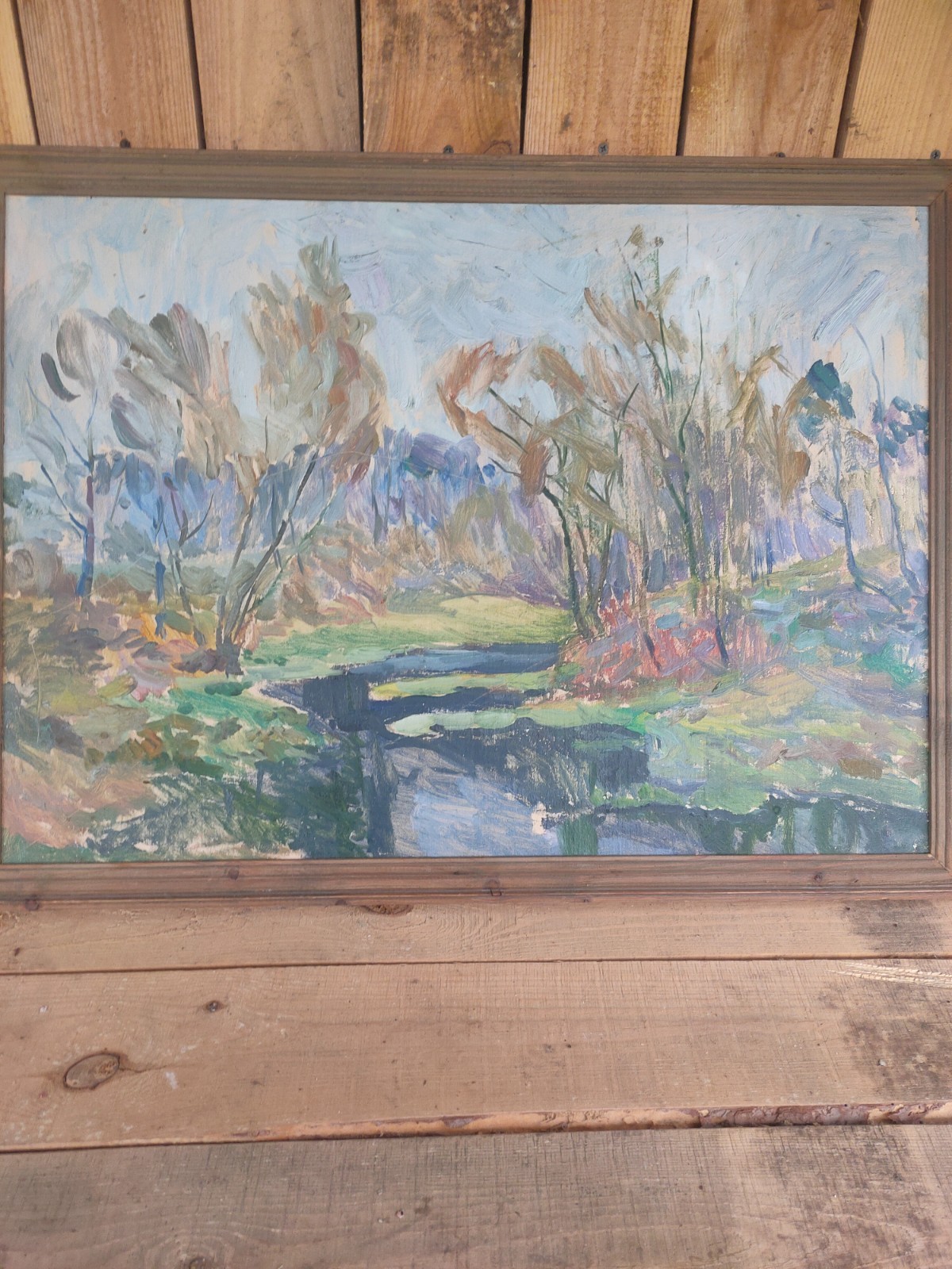 Joyful spring landscape. Artist Koshel M. Ya.