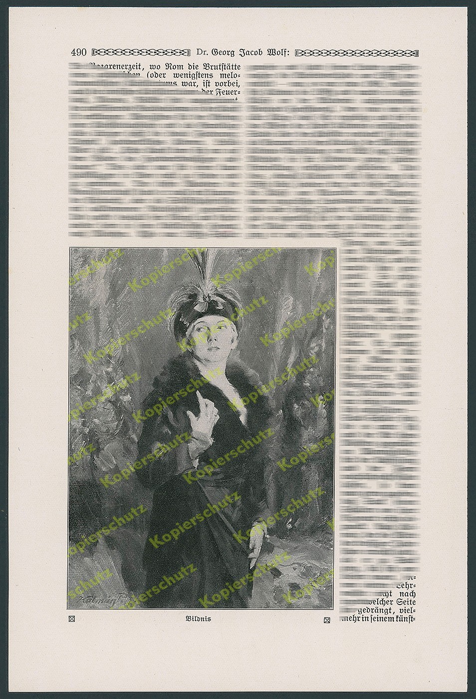 Georg Jacob Wolf portrait painter Peter Kálmán painting Žabalj Nußdorf Munich 1923