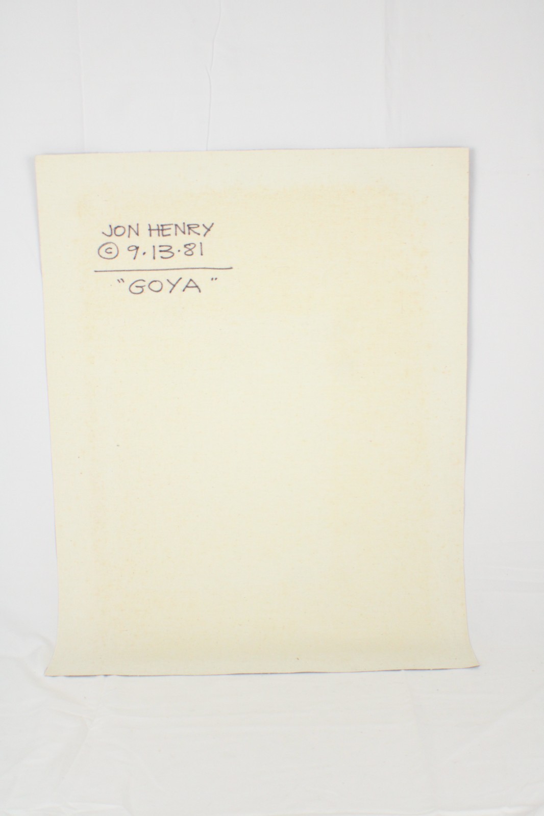Mid Century Geometric Abstract Style Oil Painting On Canvas Signed Jon Henry