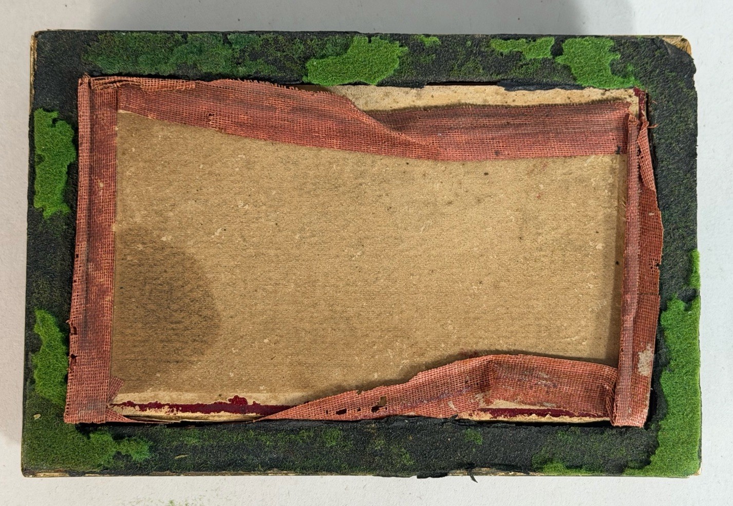 Antique Reverse Painting Abraham Lincoln On His Deathbed Framed
