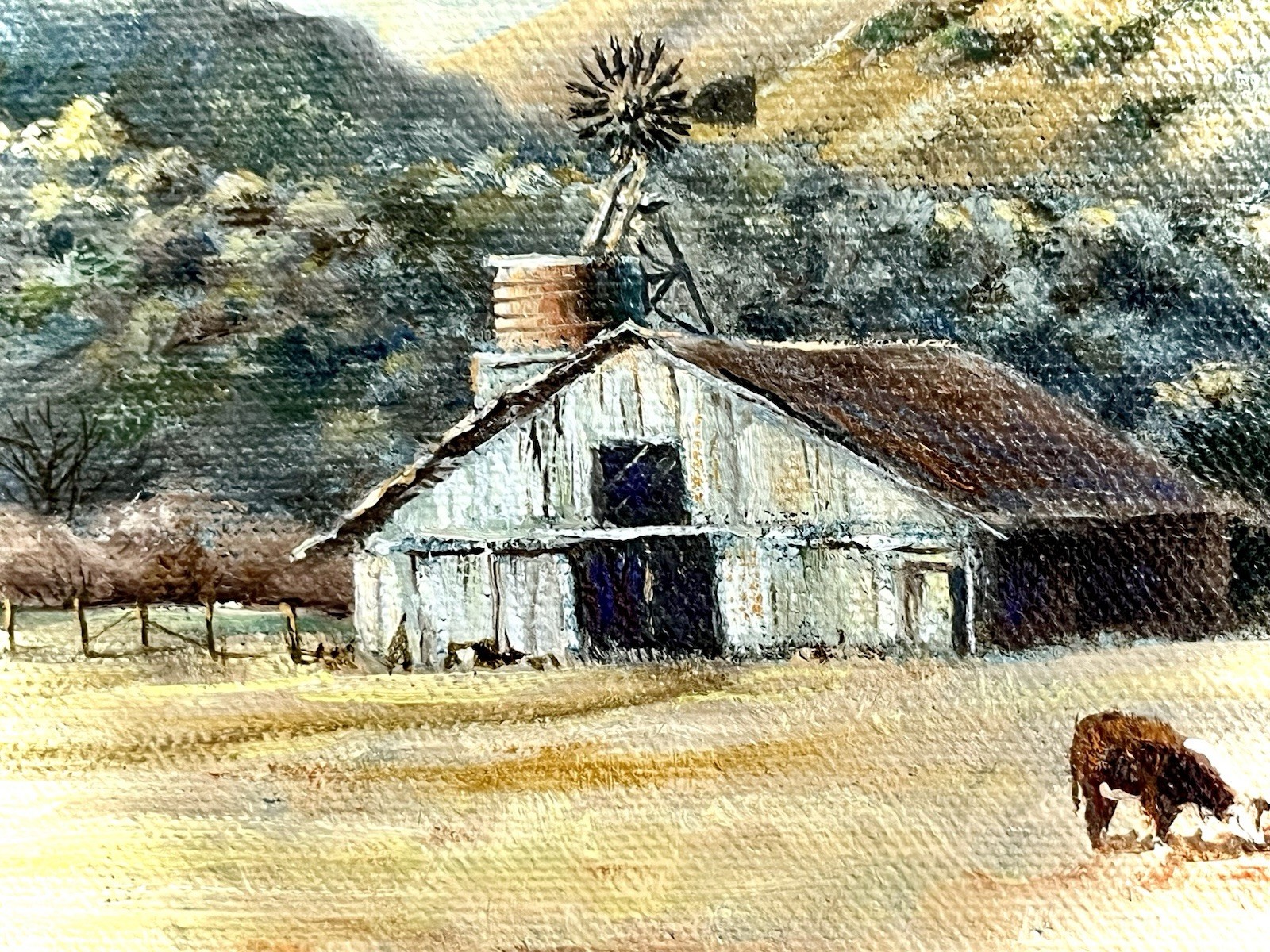 Nice! Jay Schmidt American Western Artist Signed – 11.5”x14” Framed Oil On Board