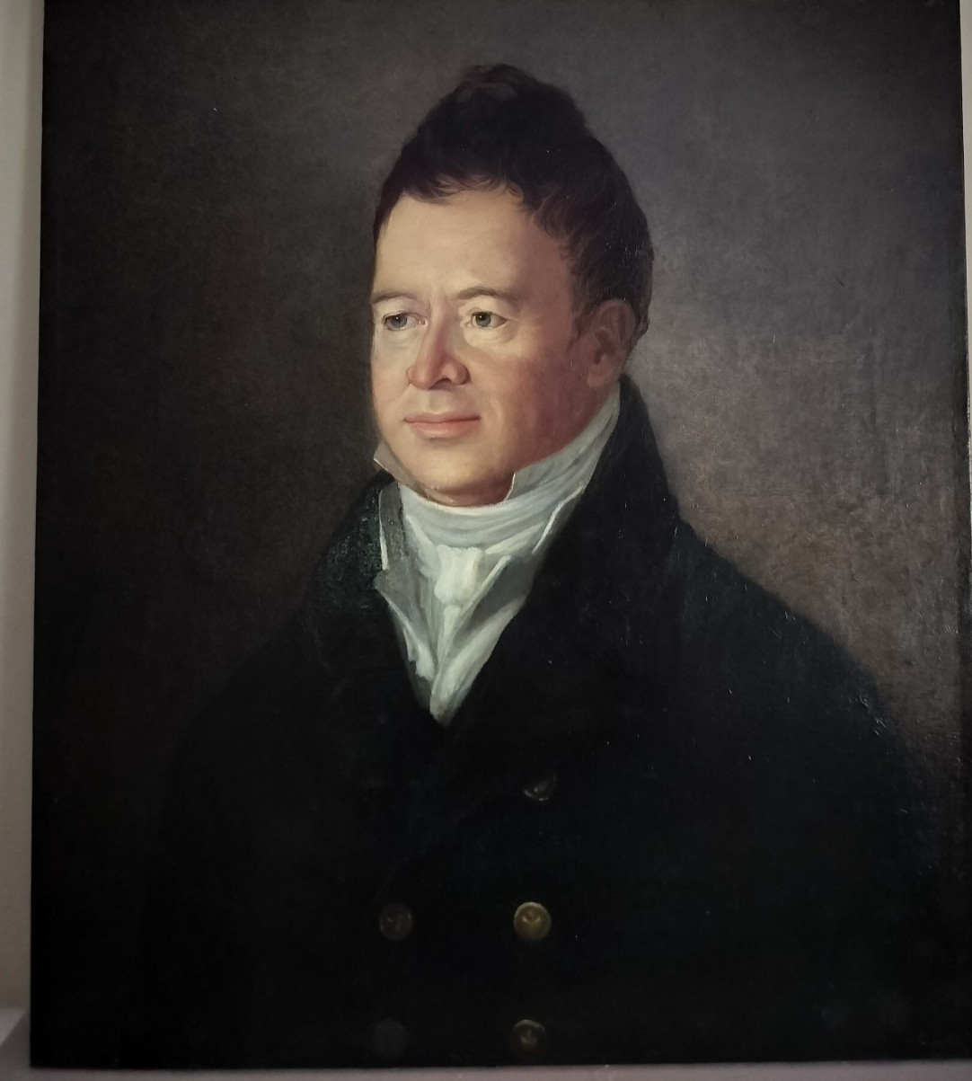 Antique Portrait of Shipowner or Wealthy Merchant c.1820 Northern Europe