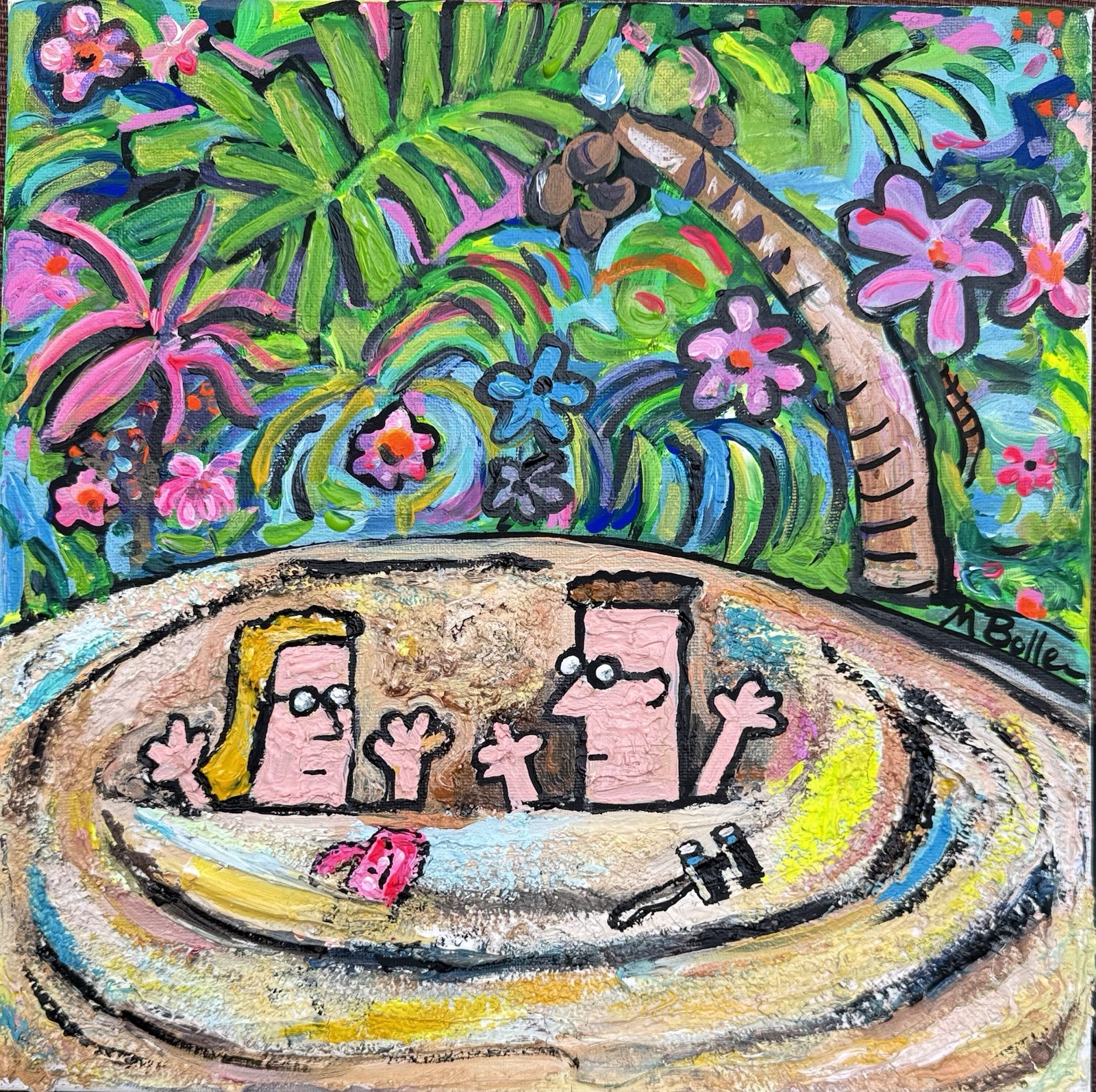The Tourists In Quicksand Tropical Beach Vacation Bahamas Travel Retired Couple