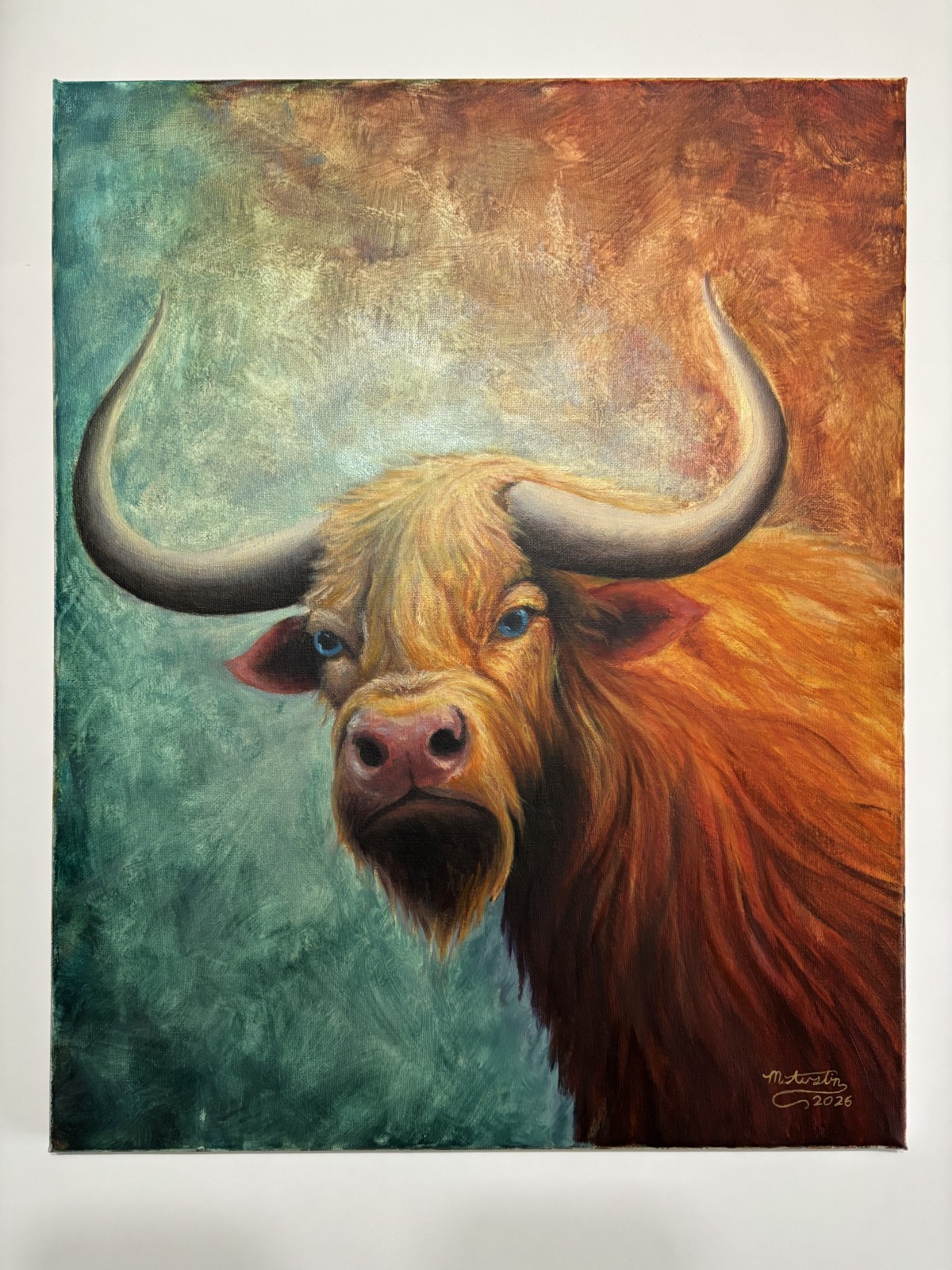 abstract taurus bull Painting!