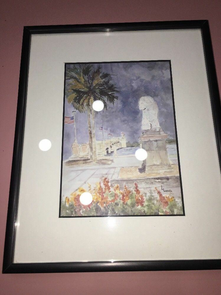 l lugena artwork america in summertime Rare 11″ x 8 1/2″-SHIPS N 24 HOURS