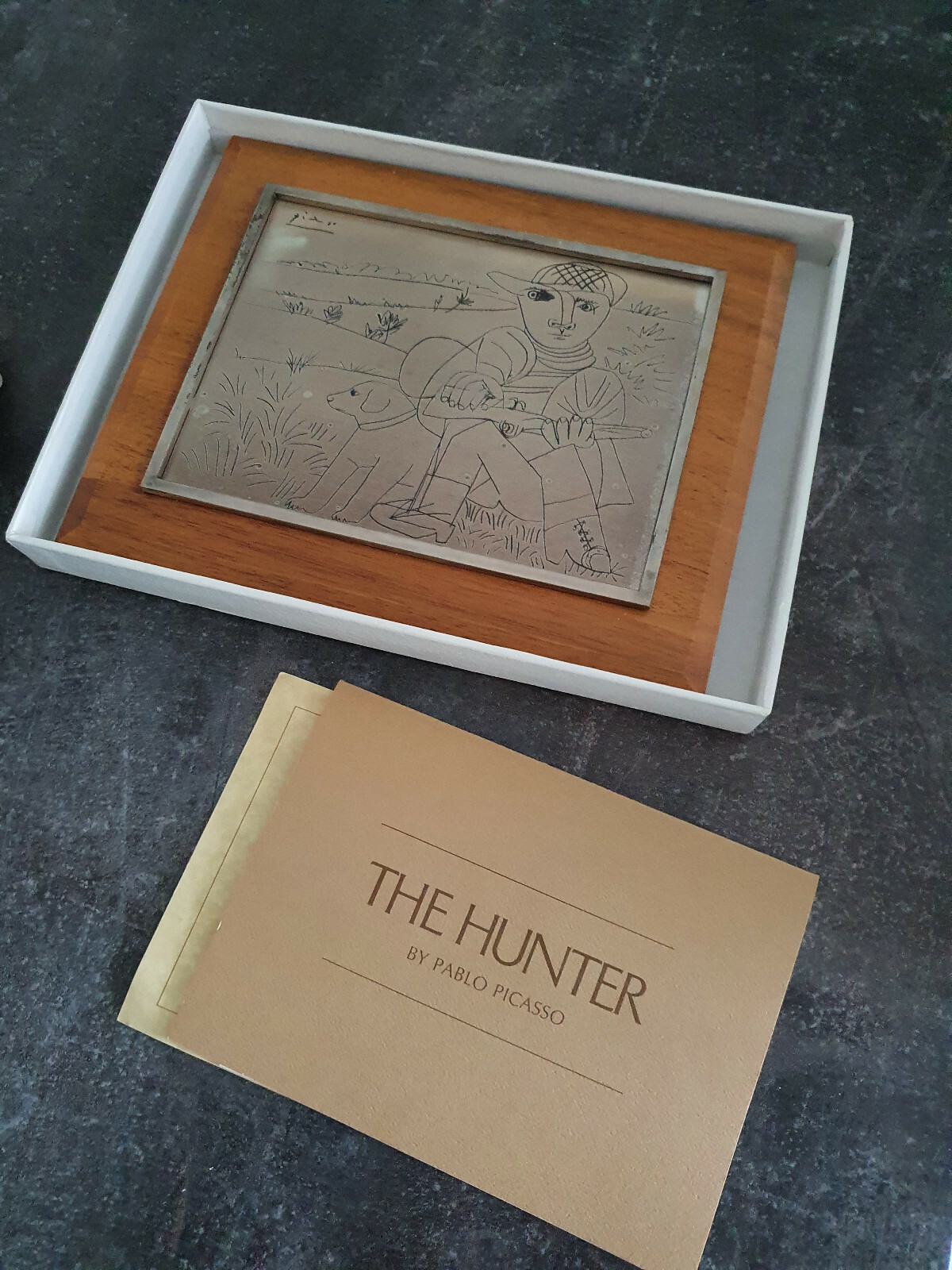 Extremely Rare! Pablo Picasso The Hunter in Sterling Silver Vintage Art Piece