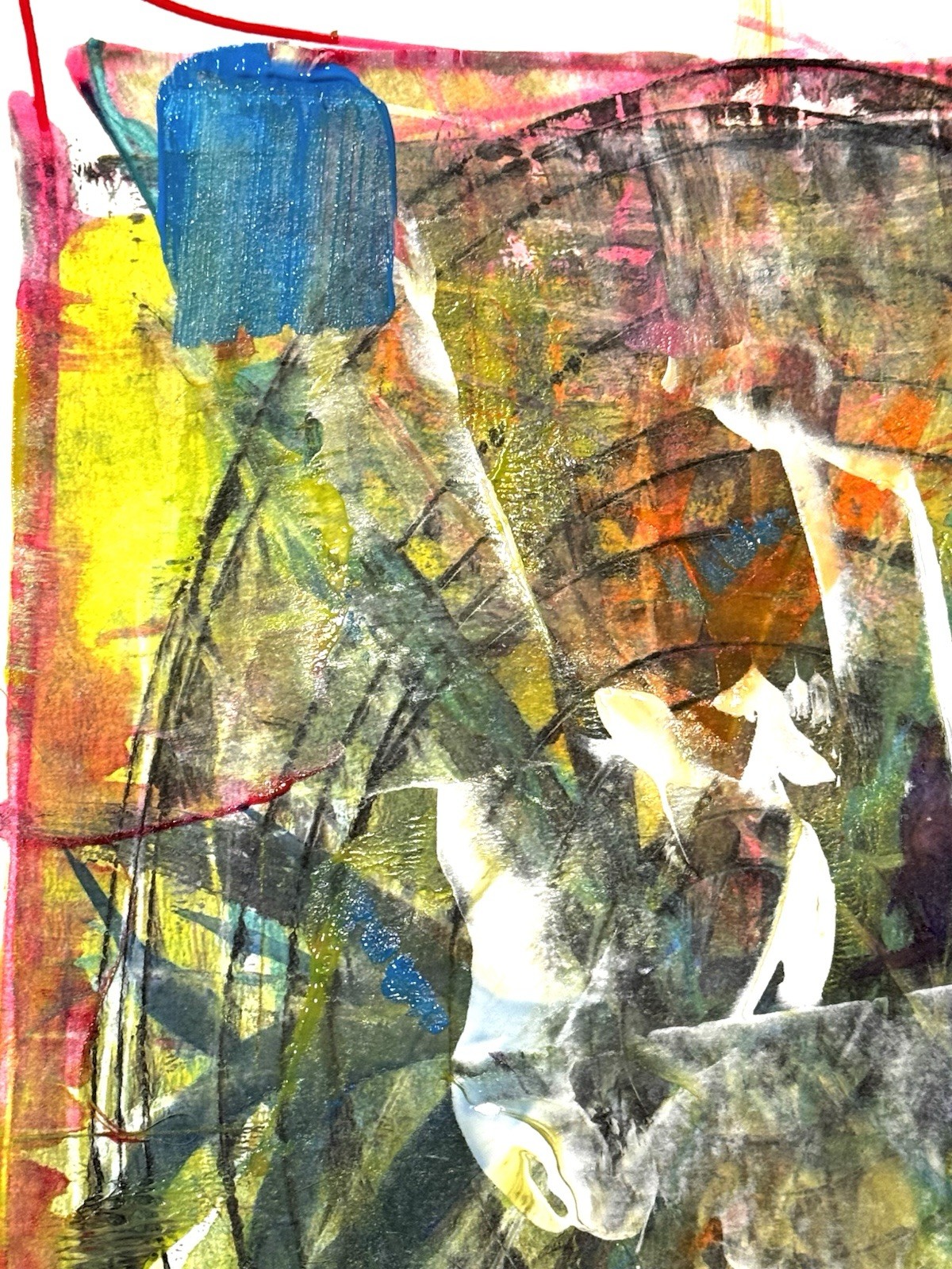 Original Abstract Expressionism 9×12 Handmade Unique Signed Fine Art 11