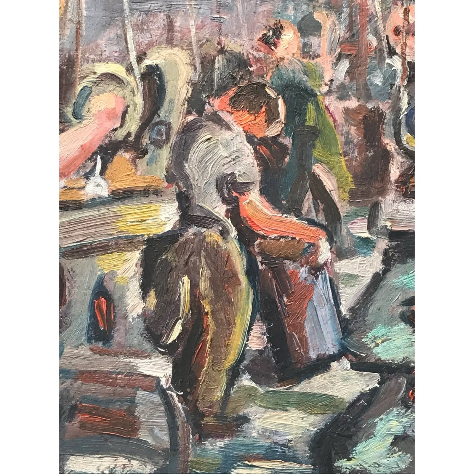 1930s Machine Age Painting- unsigned