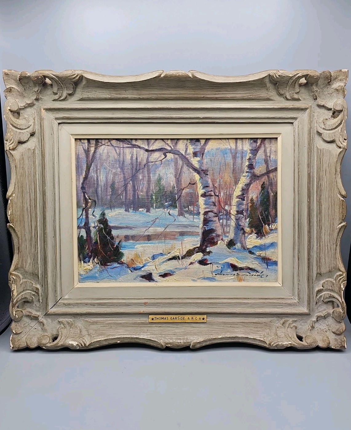 Thomas Hilton Garside, Canadian, Original Oil On Canvas Painting