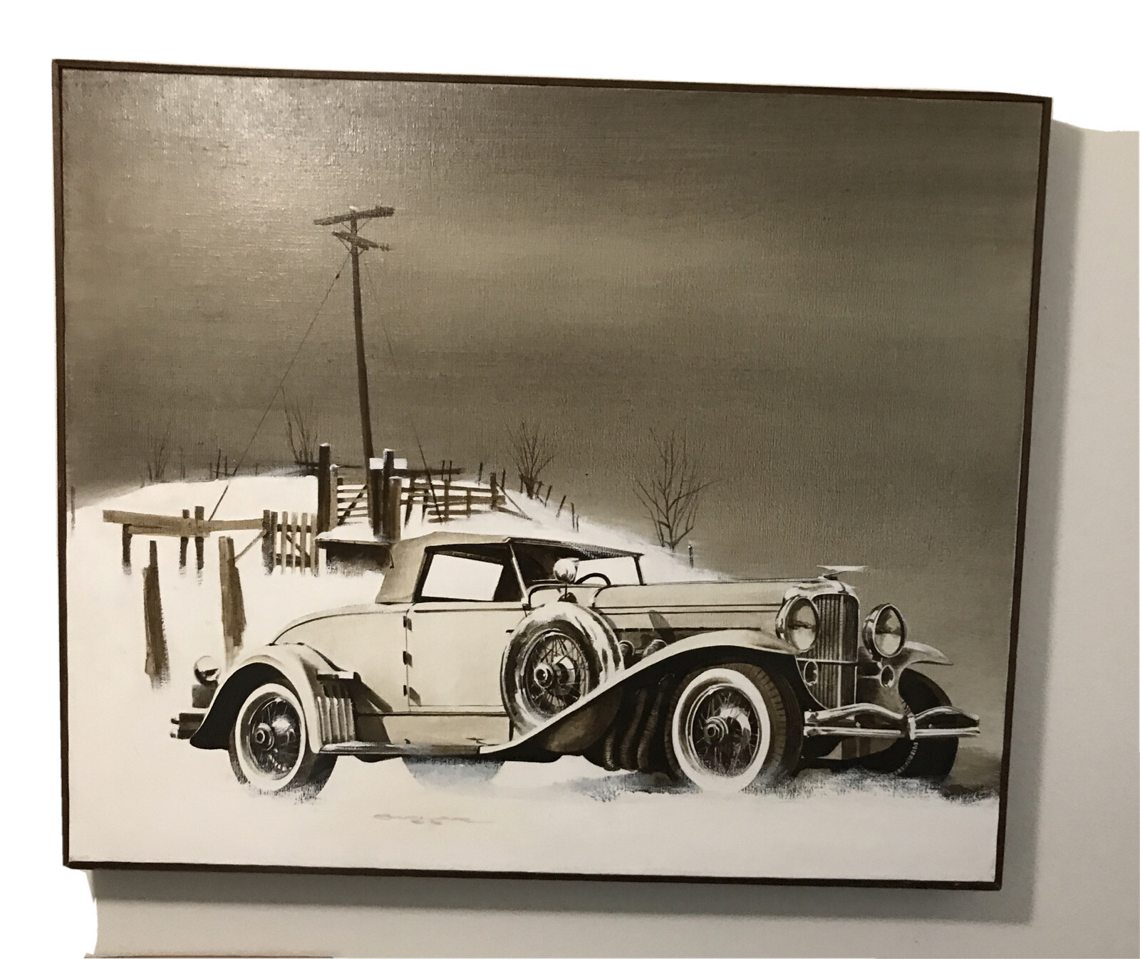 Anthony Sinclair Original Painting on Linen Canvas 29 1/2” x 36”