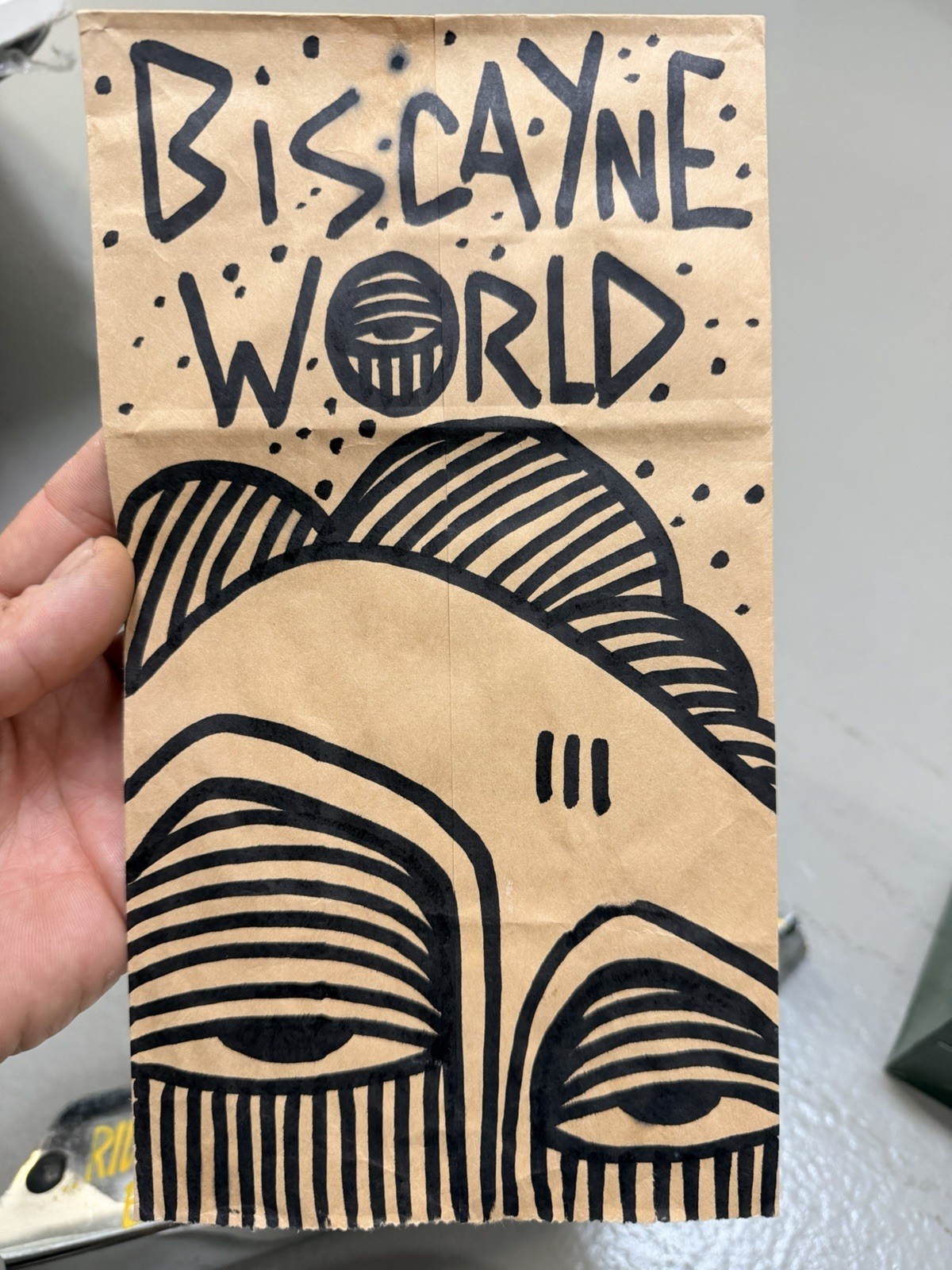 Aholsniffsglue Drawn Paper Bag