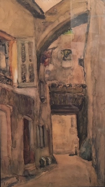 P. Chatelet. Watercolor. v 413