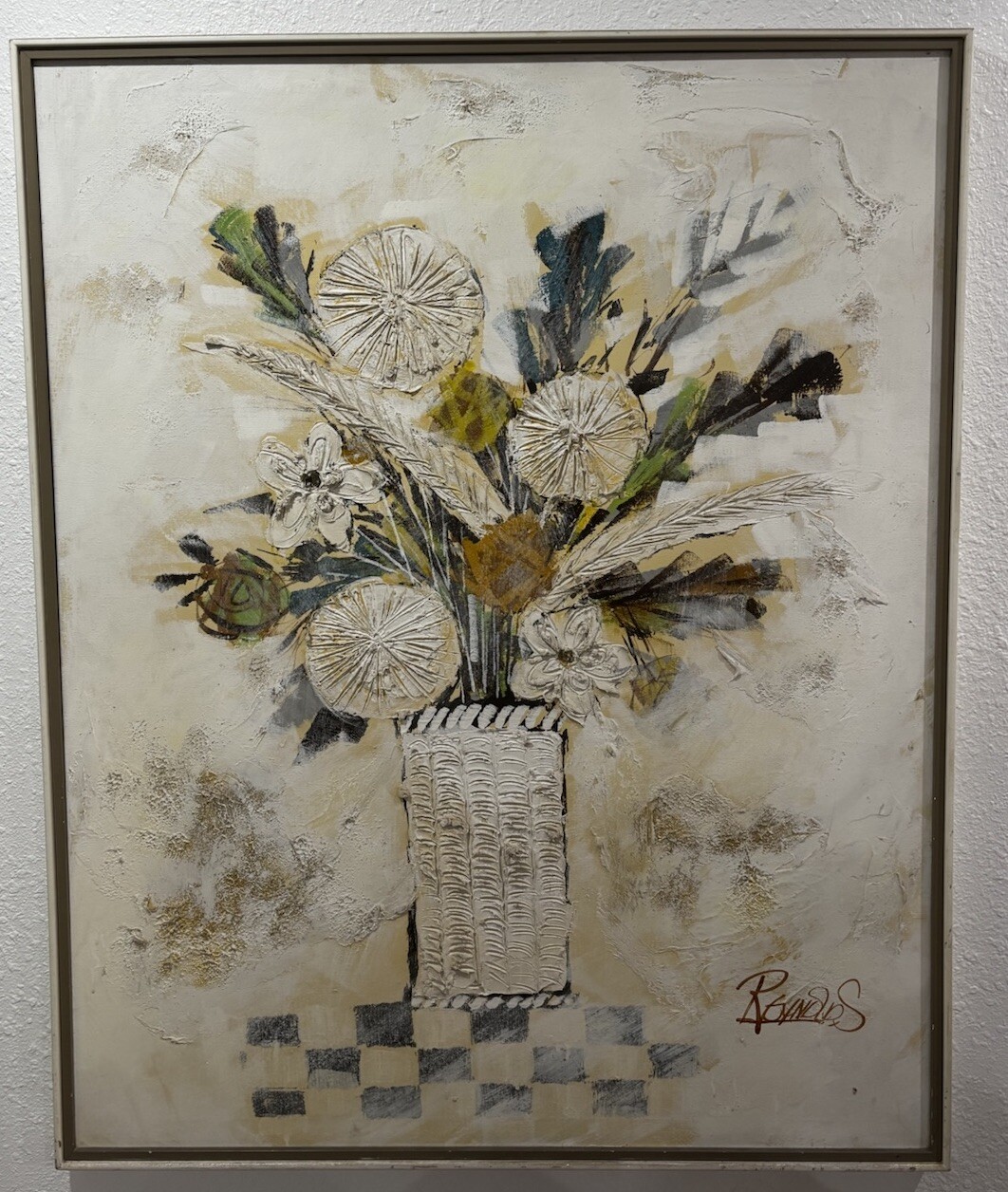 Lee Reynolds signed painting