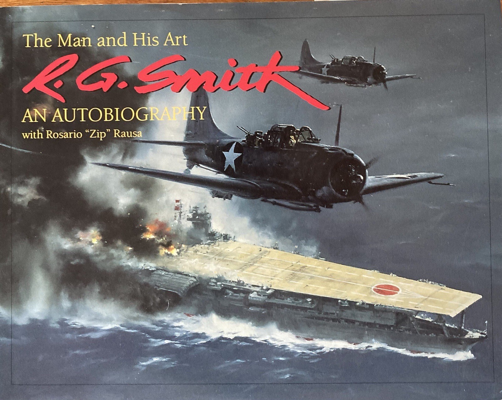 F3D Skynight~ R.G. Smith Original Art~ Ed Heinemann Bio Book, Published Art