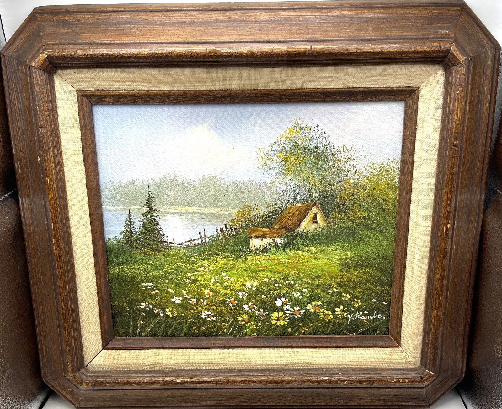 8″ x 10″ Country Scene Signed Certified The Art Connection Ltd Matted & Framed