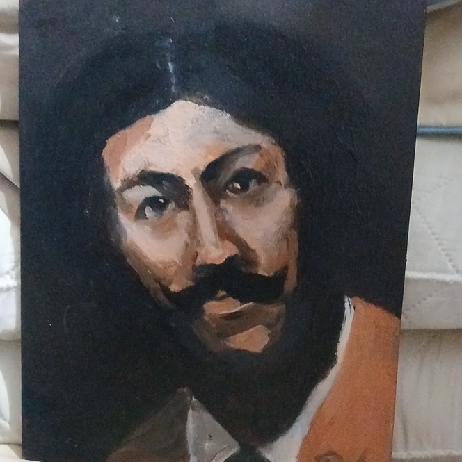 Portraiture Style Portrait Painting of Portrait Figure – People Portrait Theme