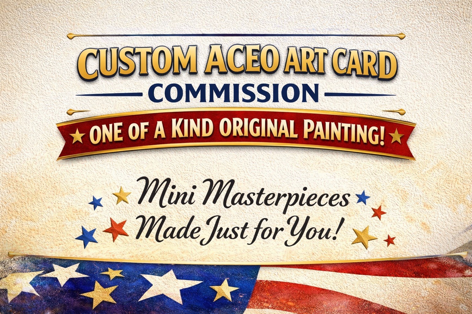 Custom ACEO Art Card Commission – OOAK Hand-Painted Original BY ME Sandra Page