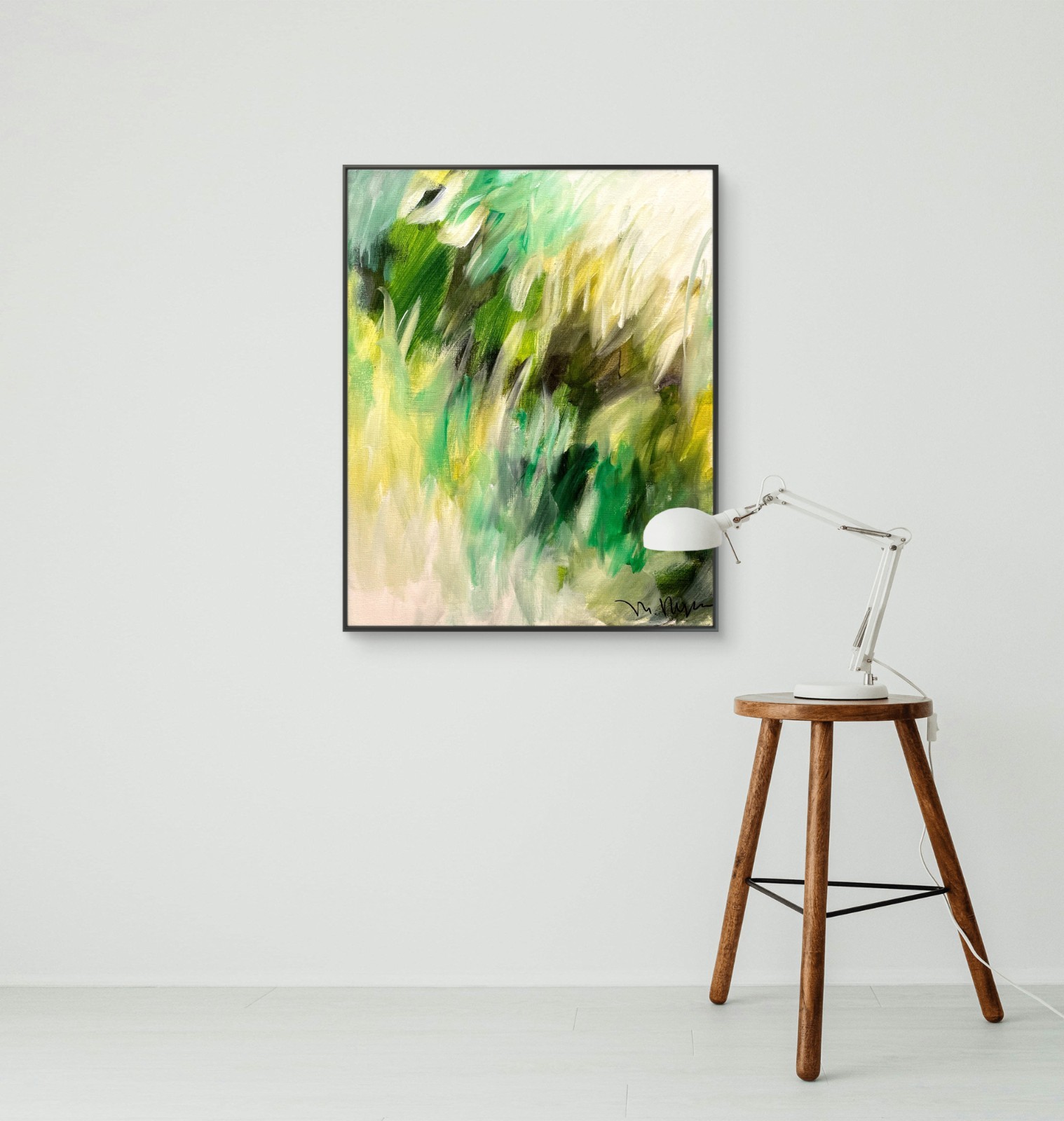 Mary Myers Original Abstract Expressionism 16×20 Landscape Signed Fine Art