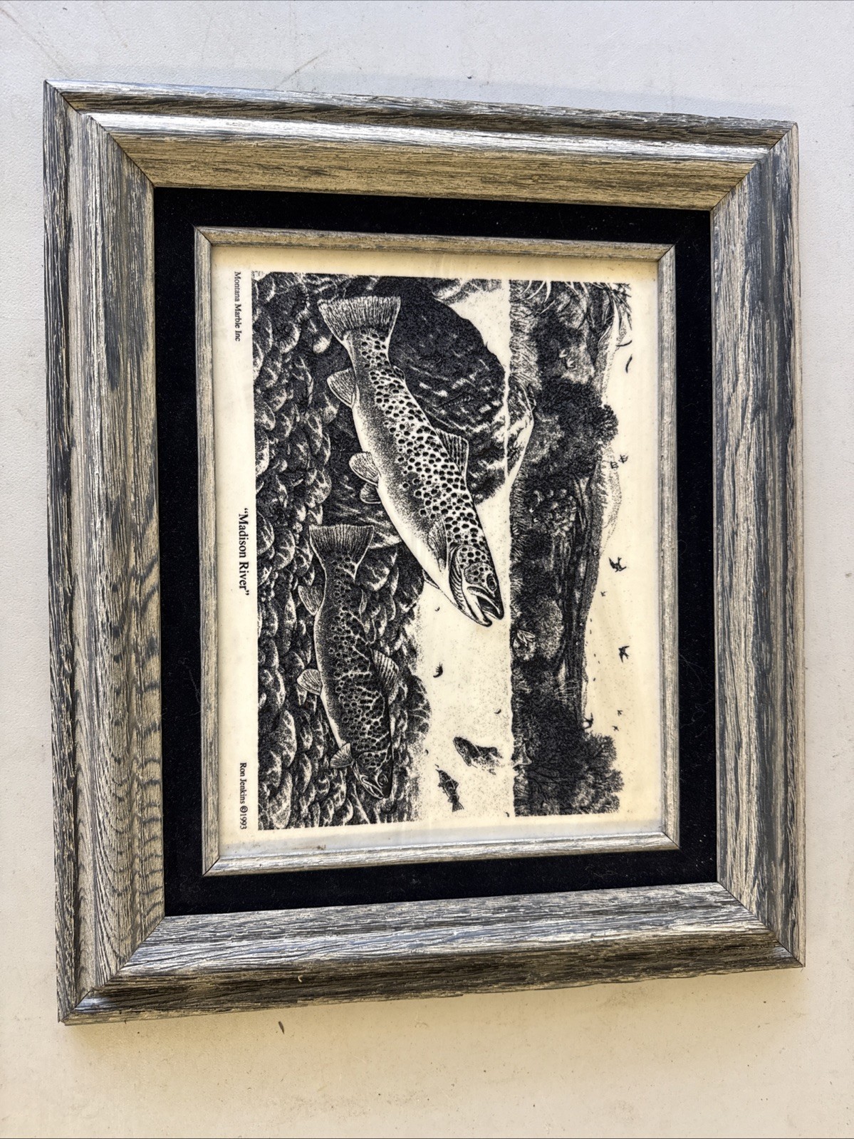 Ron Jenkins “Madison River” On Montana Marble
