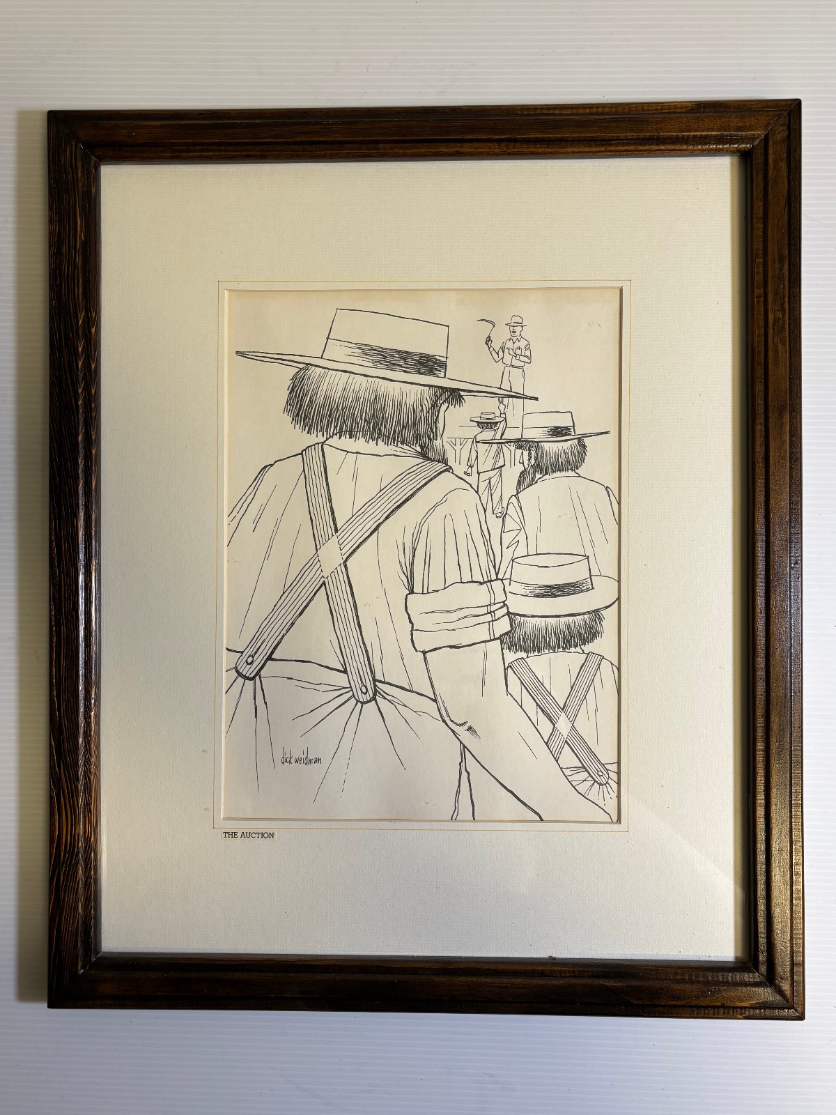 Signed Art Dick Weidman Lancaster PA Amish – 15″x18″ – You choose!