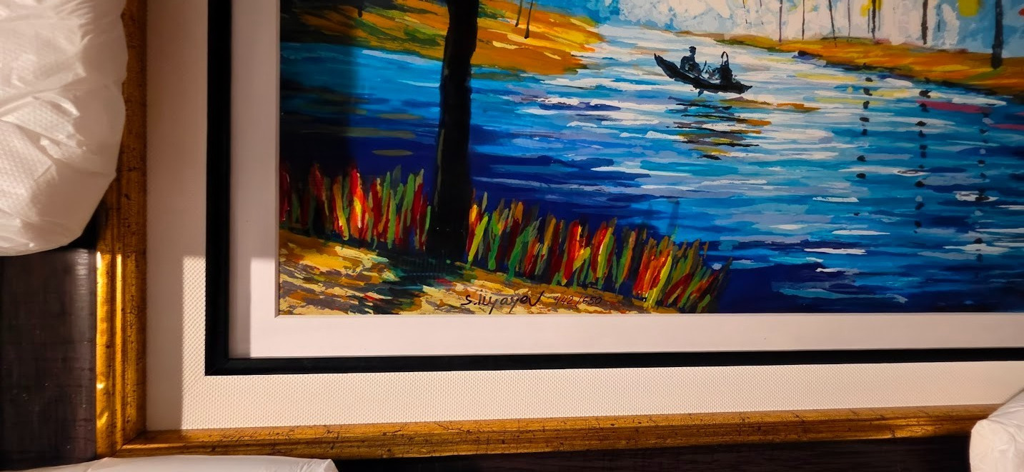 NEW Slava IIyayev «Shimmering Waters» Serigraph on Paper Hand-Signed-COA