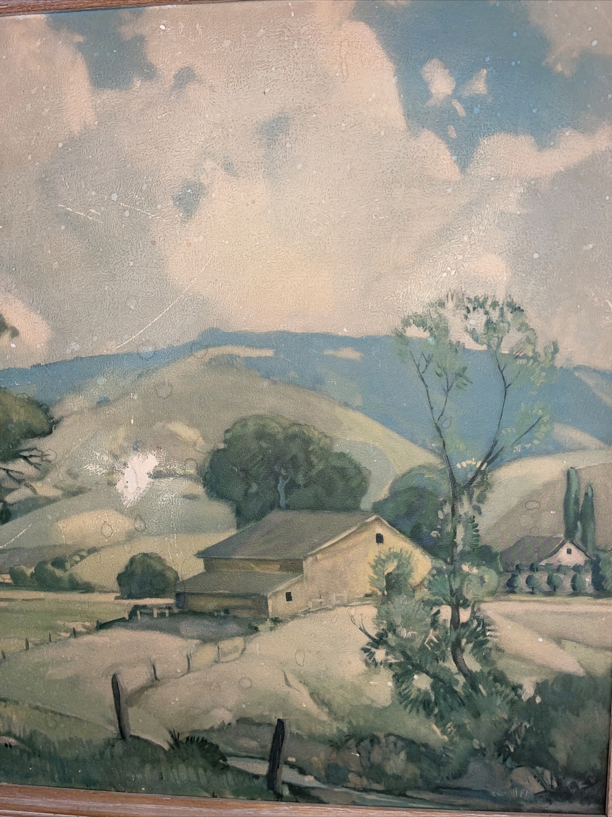 24×30 ORRIN AUGUSTINE WHITE “SPRINGTIME IN THE VALLEY” Landscape Numbered Print