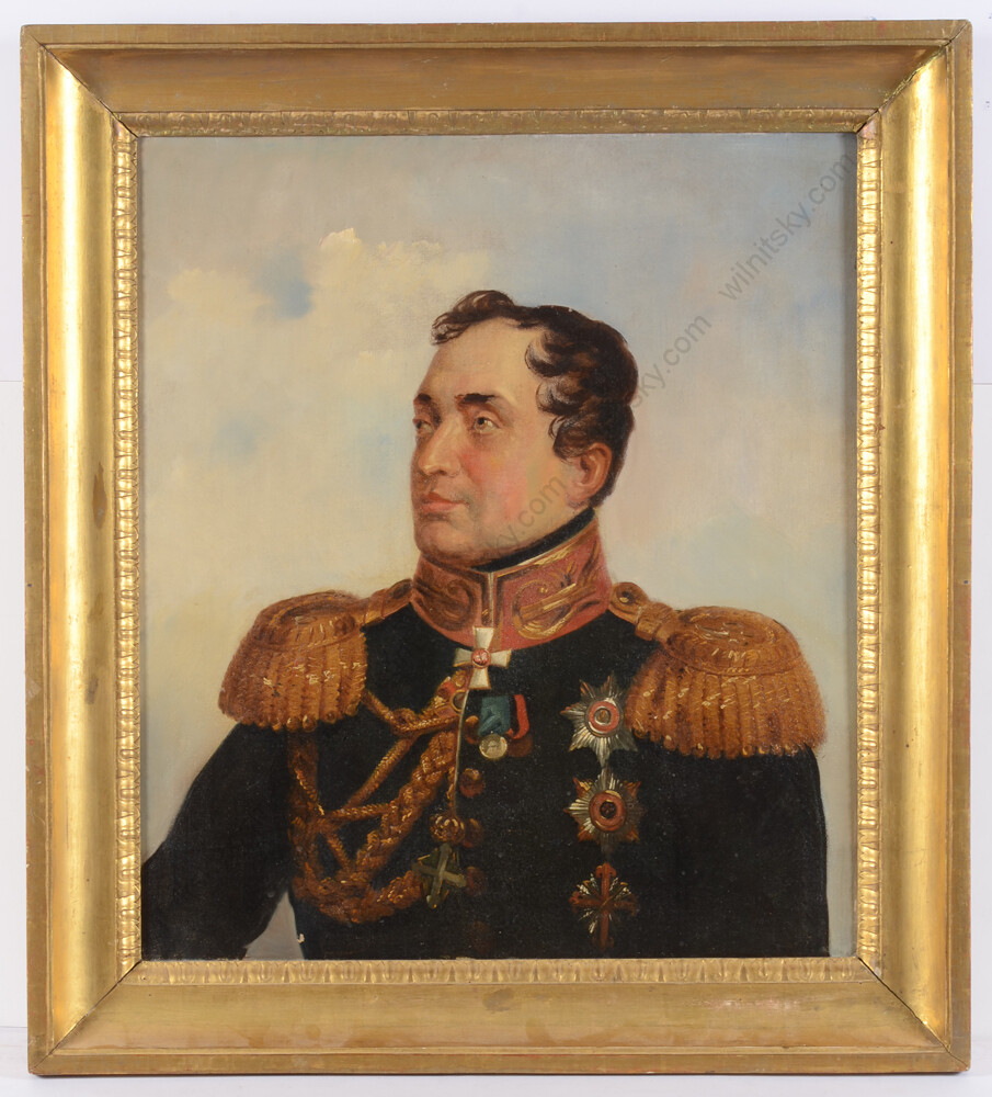 George Dawe-Studio «Russian Adjutant-General Ph. O. Paulucci»,published portrait