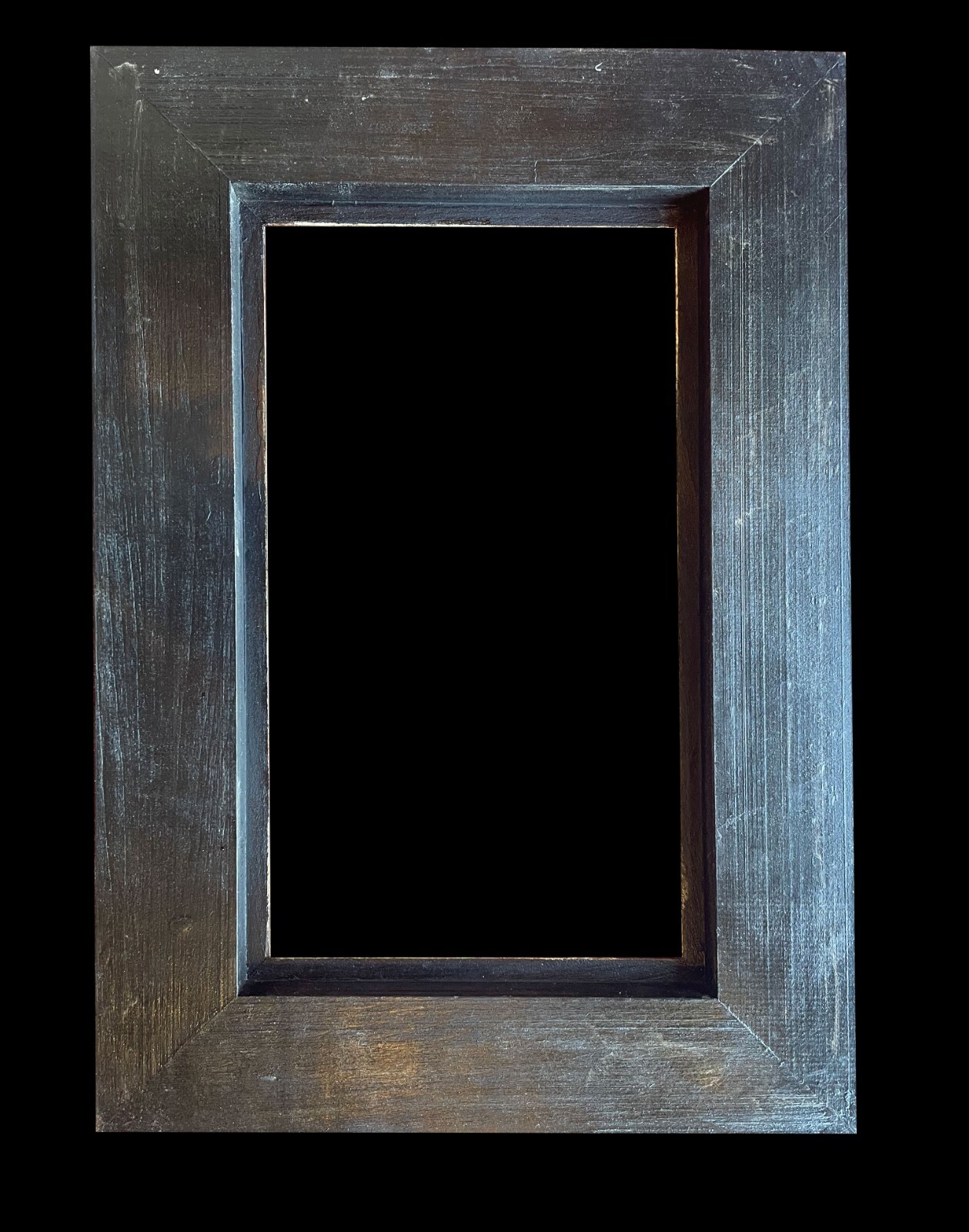 2 1/2″ wide 7″ x 12″ opening – 12k white gold with blue tiffany panel – USA